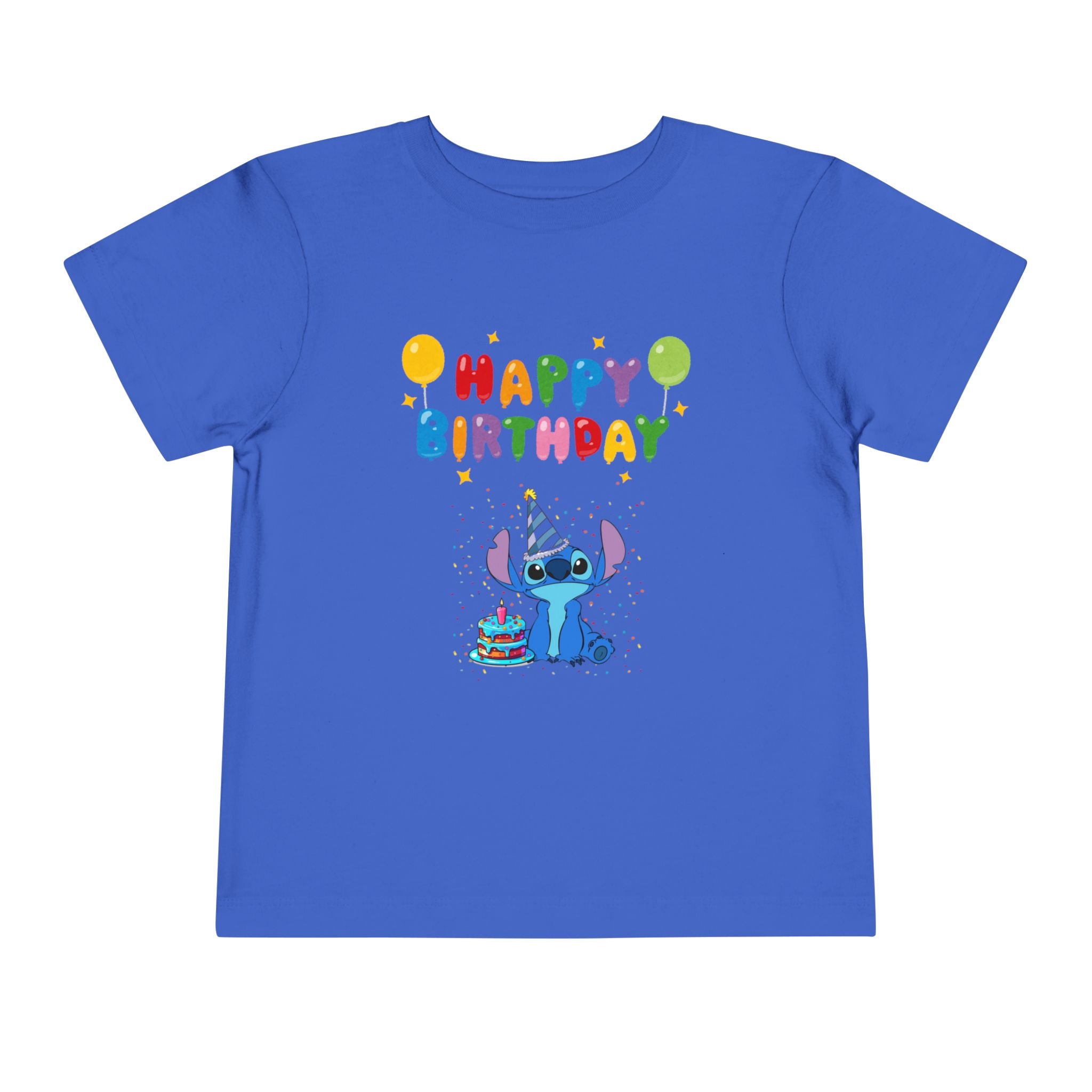 Stiche birthday Toddler Short Sleeve Tee