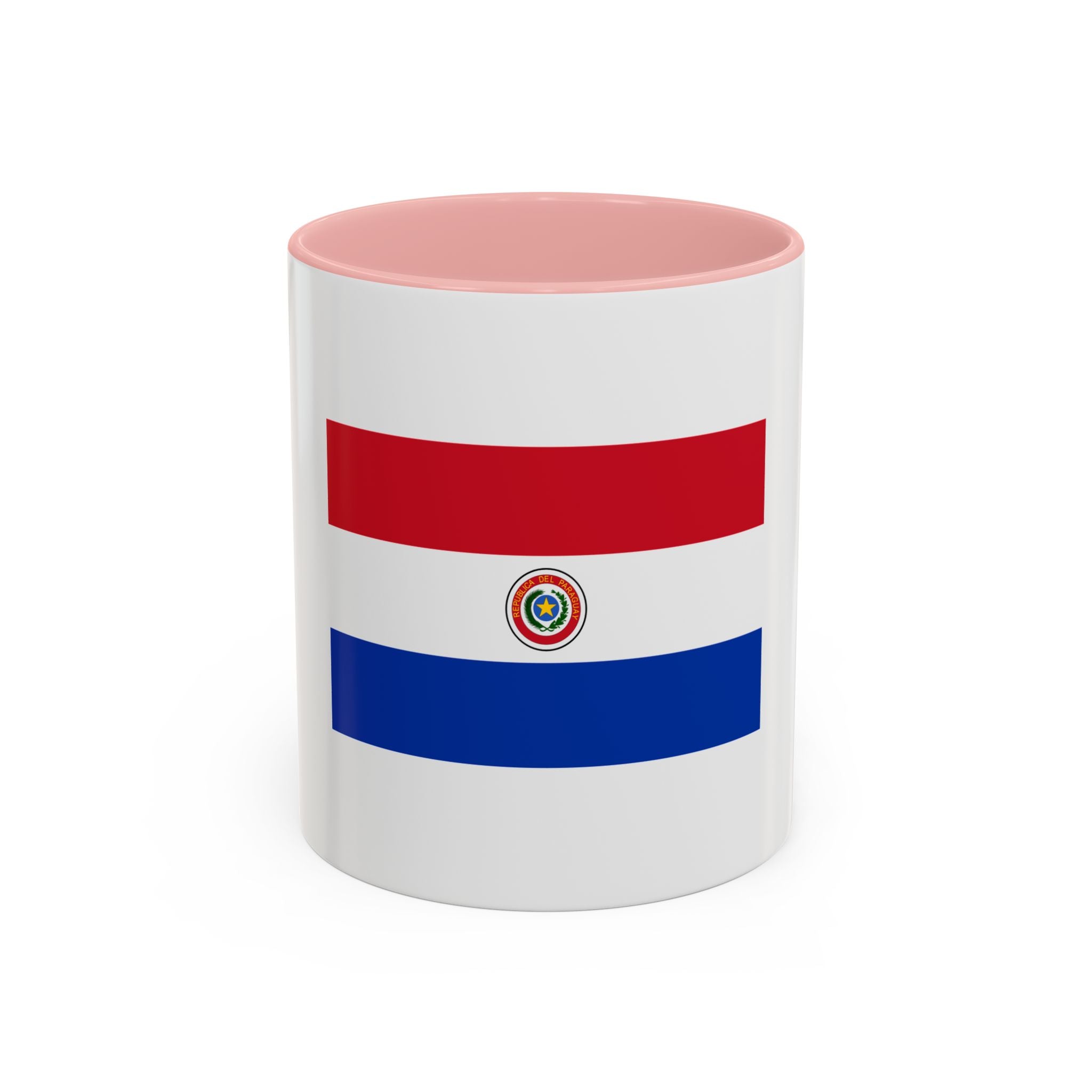 Paraguay Flag Accent Coffee Mug – Patriotic 11/15oz Ceramic Mug