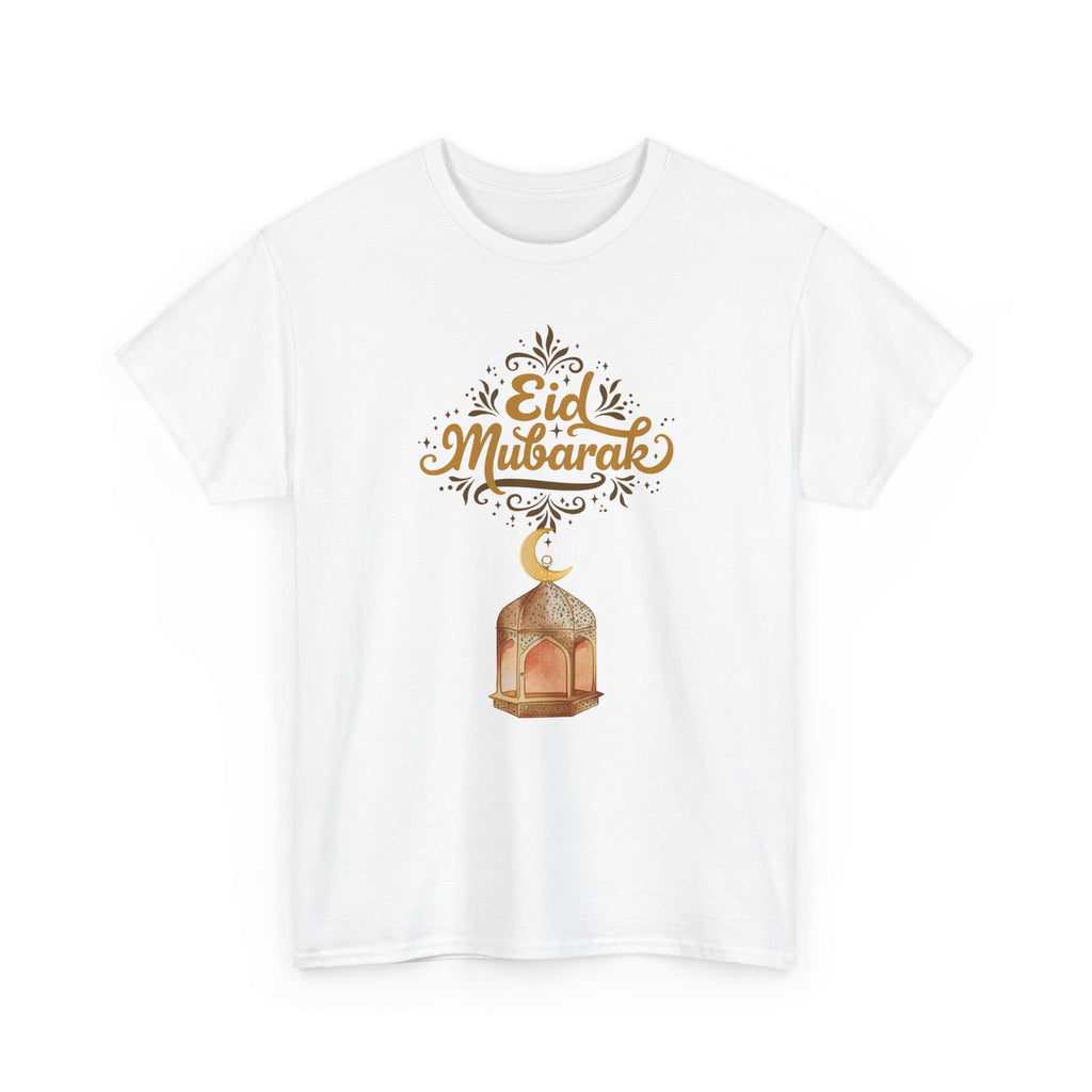 Eid Mubarak T-Shirt — Festive Lantern & Crescent Tee for Ramadan Celebrations