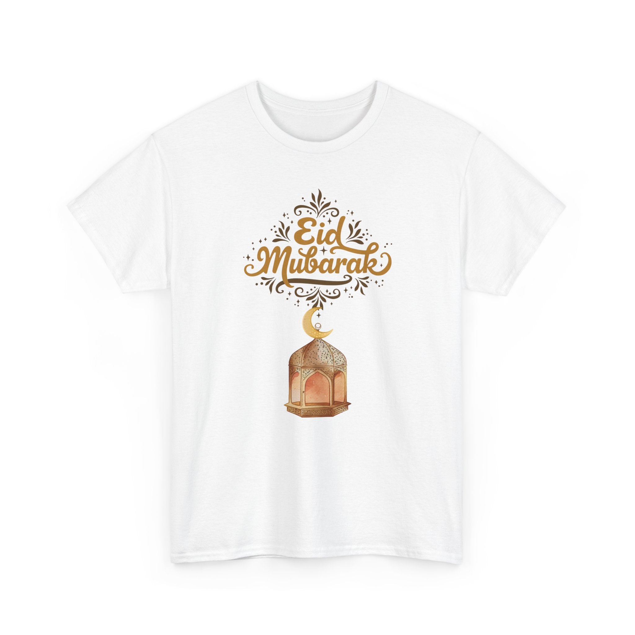 Eid Mubarak T-Shirt — Festive Lantern & Crescent Tee for Ramadan Celebrations