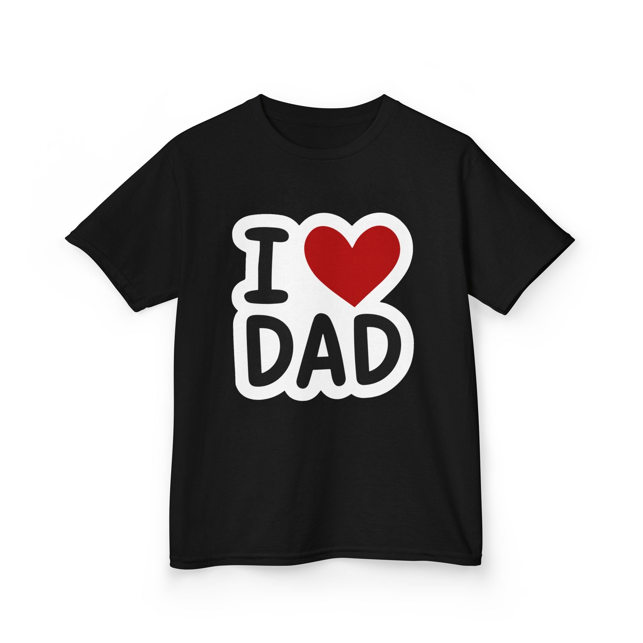 I Love Dad Kids T‑Shirt — Cute Father’s Day Tee for Kids