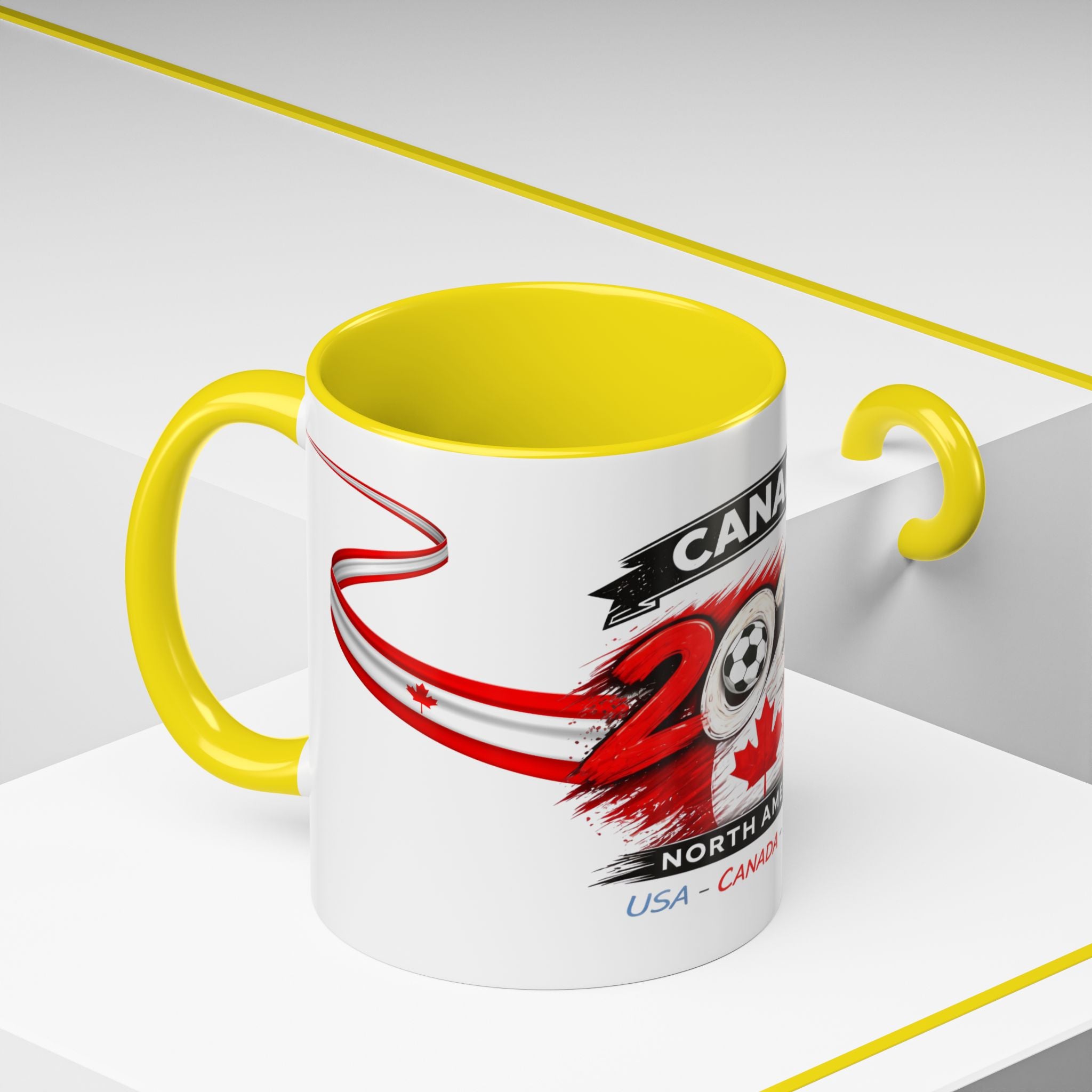 Canada 2026 Soccer Cup Mug — North America USA-Canada-Mexico Cup Coffee Mug