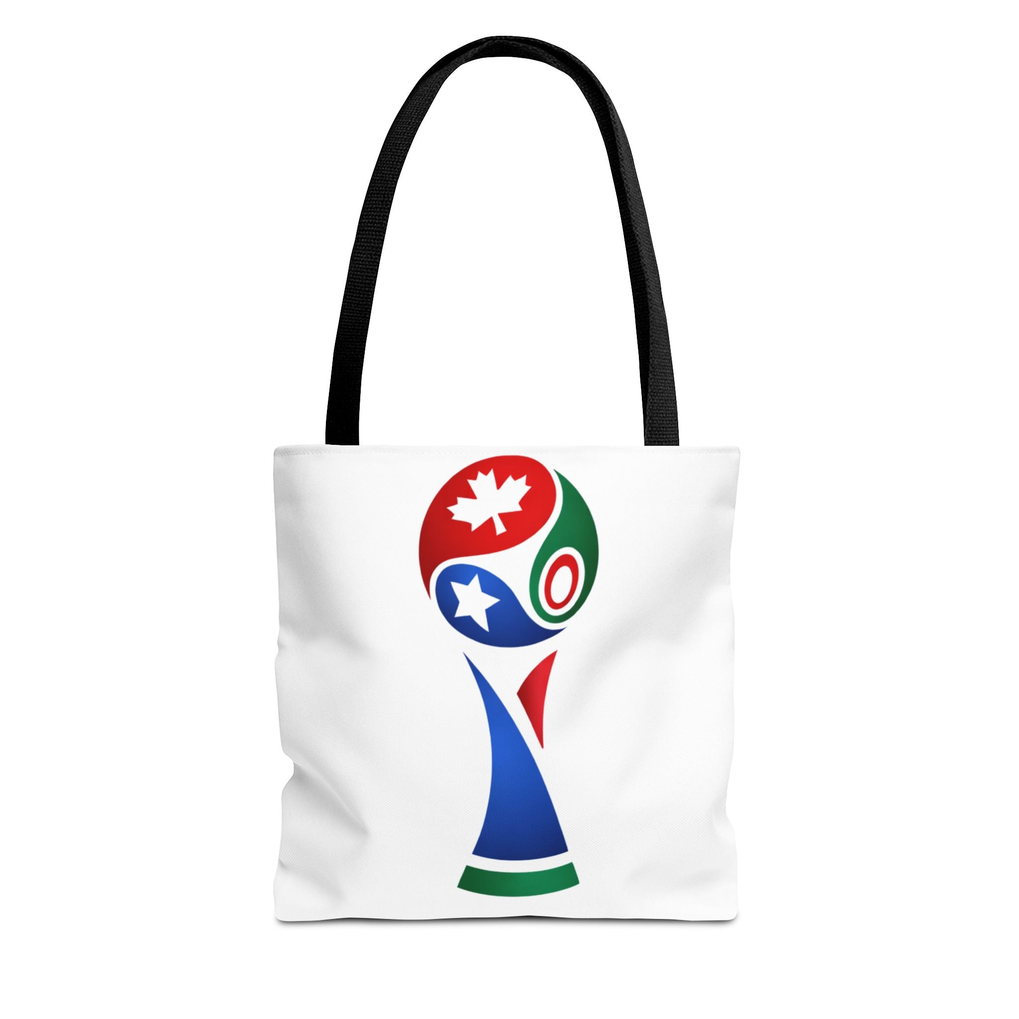 2026 USA Canada Mexico Soccer Trophy Tote Bag — World Cup Style Fan Tote
