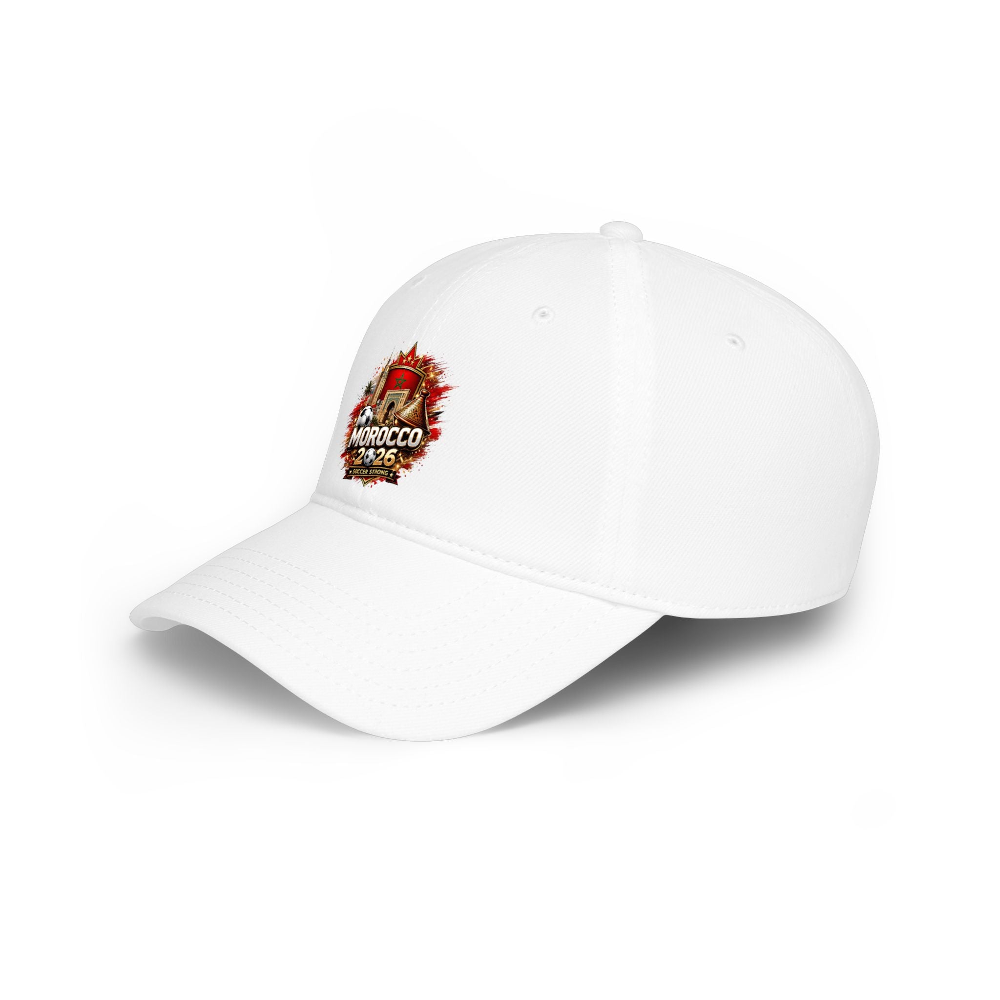 Morocco 26 Baseball Cap – Vintage Soccer Crest Low Profile Hat