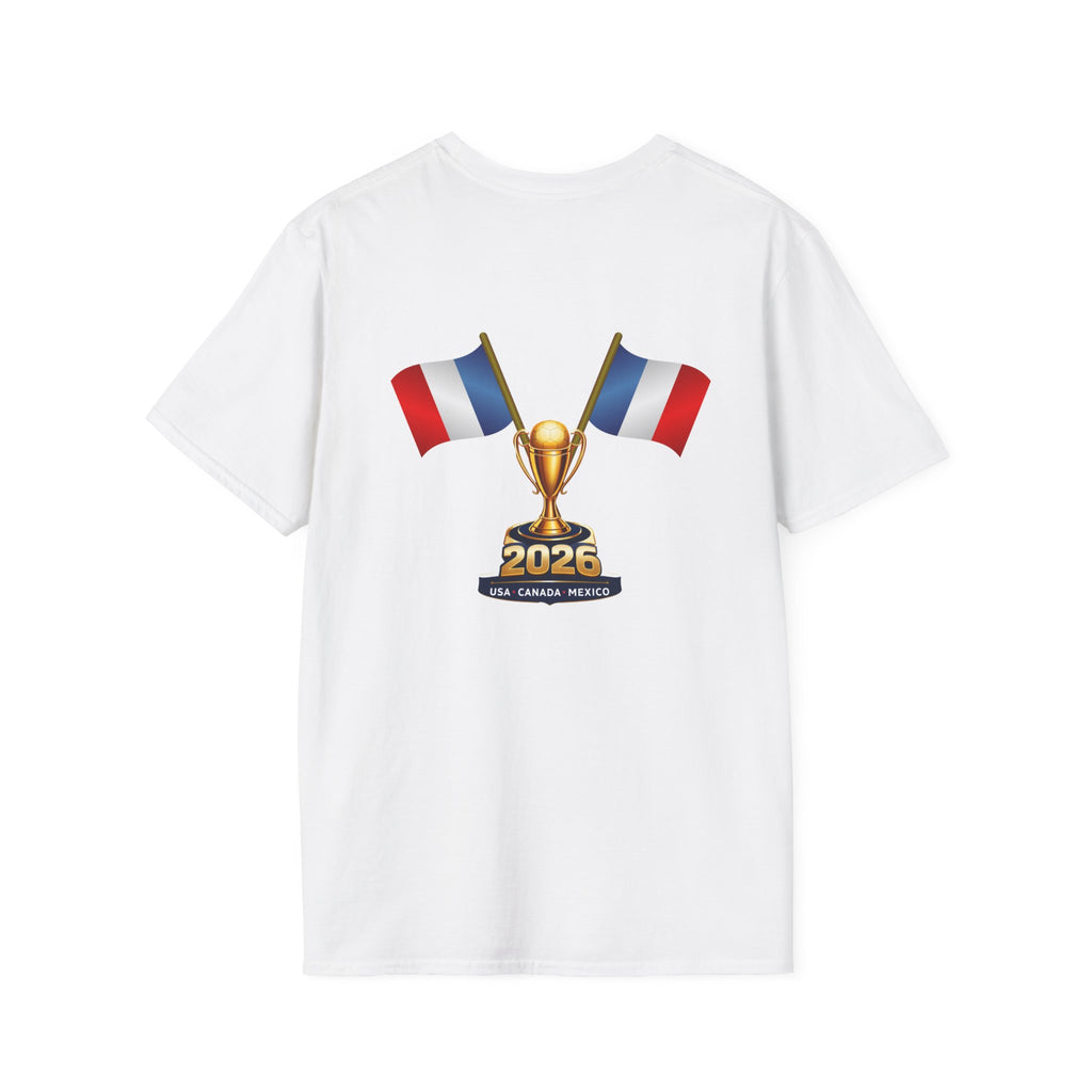 France 2026 Soccer Cup T‑Shirt — French Flag & Trophy Fan Tee