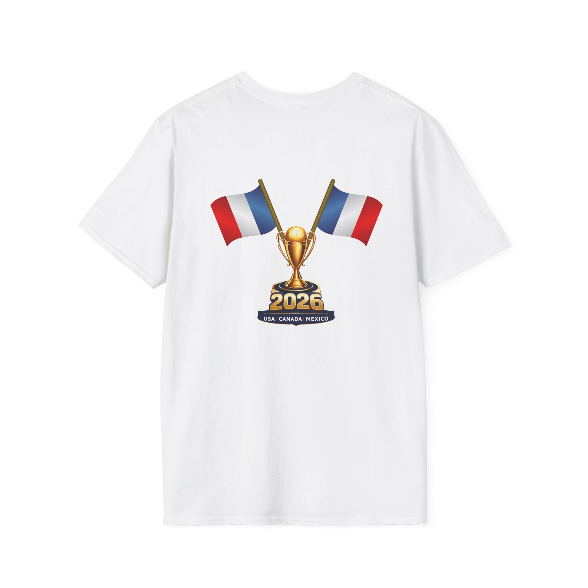 France 2026 Soccer Cup T‑Shirt — French Flag & Trophy Fan Tee