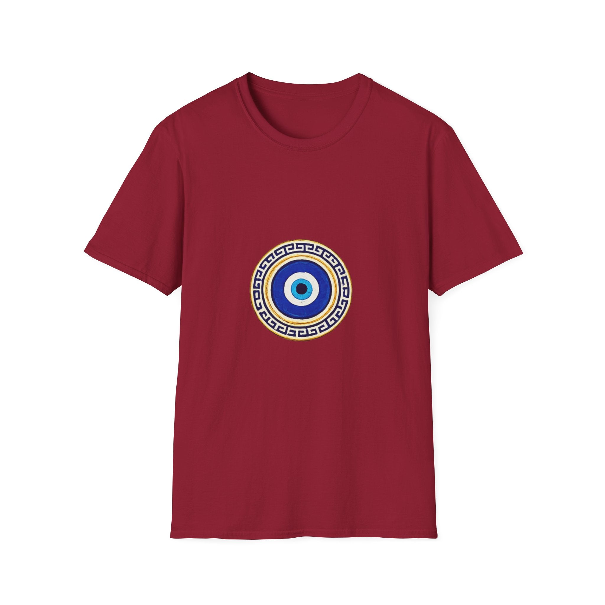 Evil Eye Crescent Lantern T‑Shirt — Protective Nazar Tee with Moon Lantern Design