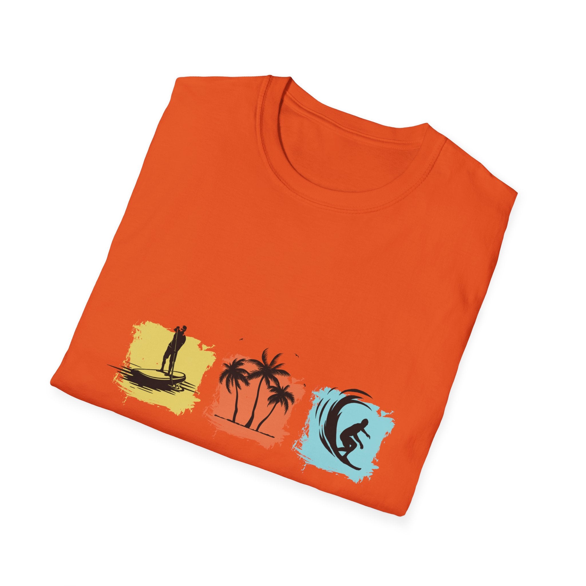 Vacation Vibes T-Shirt — Beach Surf Palm Tree Graphic Tee