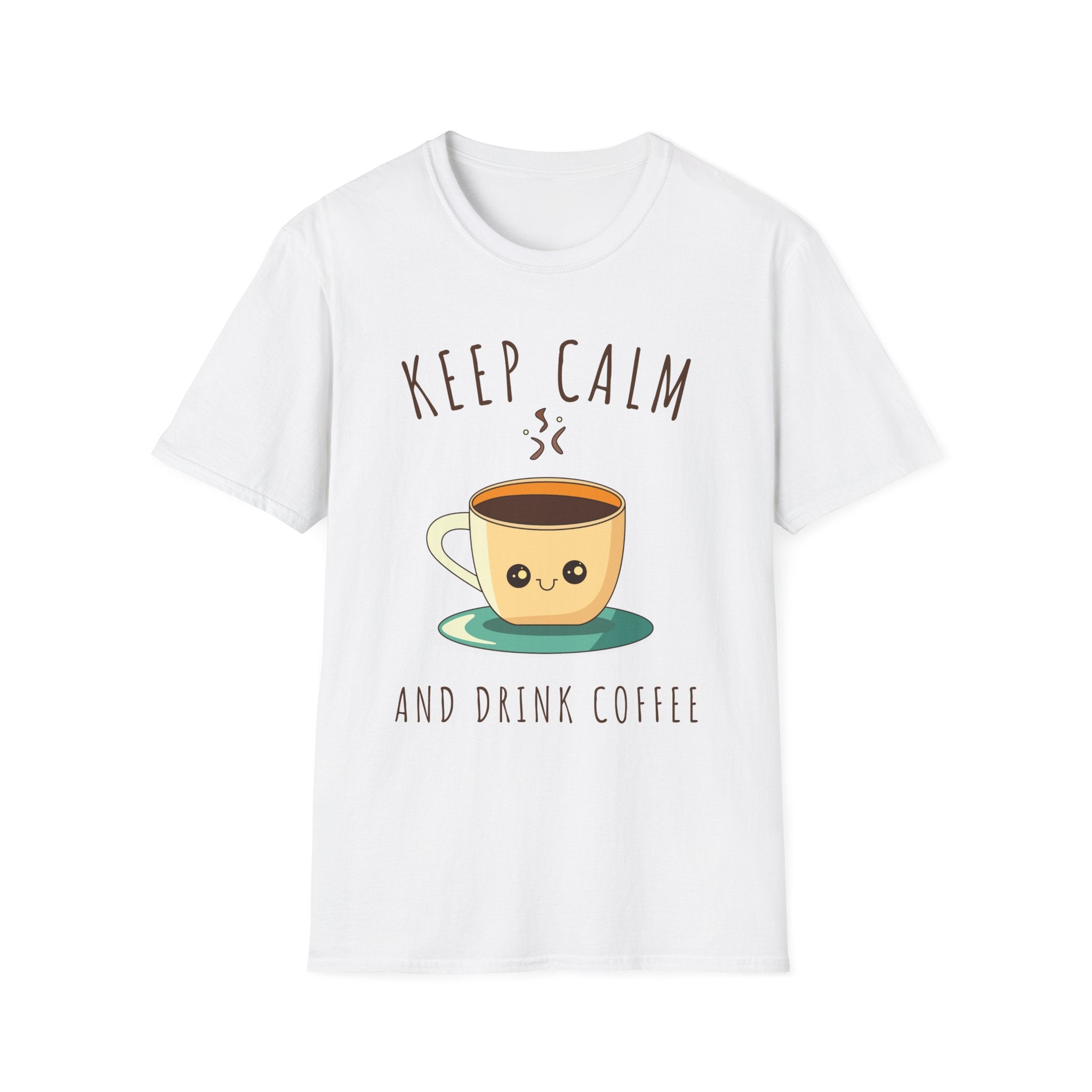 Keep calm & drink coffee Unisex Softstyle T-Shirt
