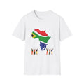 South Africa 2026 Football Trophy T-Shirt — Map & Fans Cup Souvenir