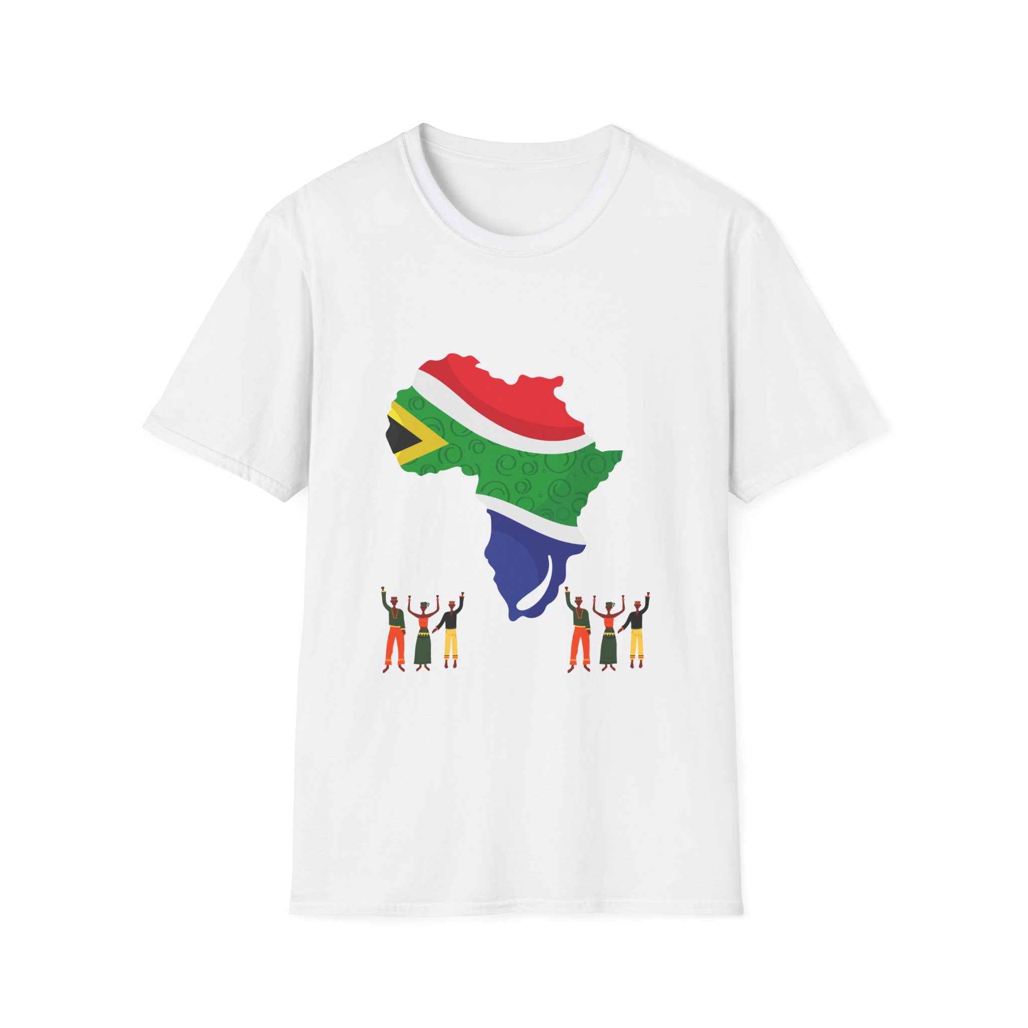 South Africa 2026 Football Trophy T-Shirt — Map & Fans Cup Souvenir
