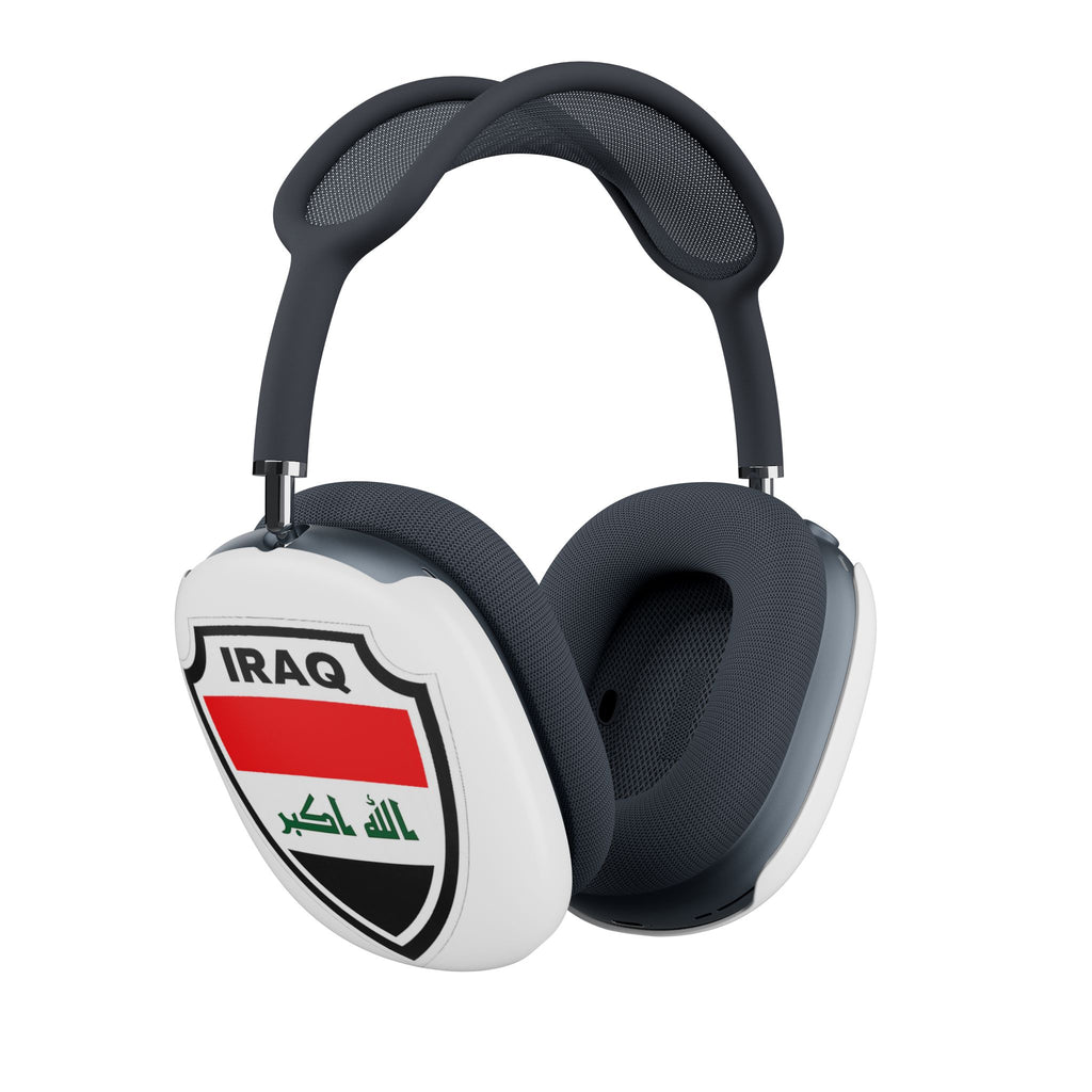 Iraq Flag Shield AirPod Max Case — Protective Patriotic Headphone Covers