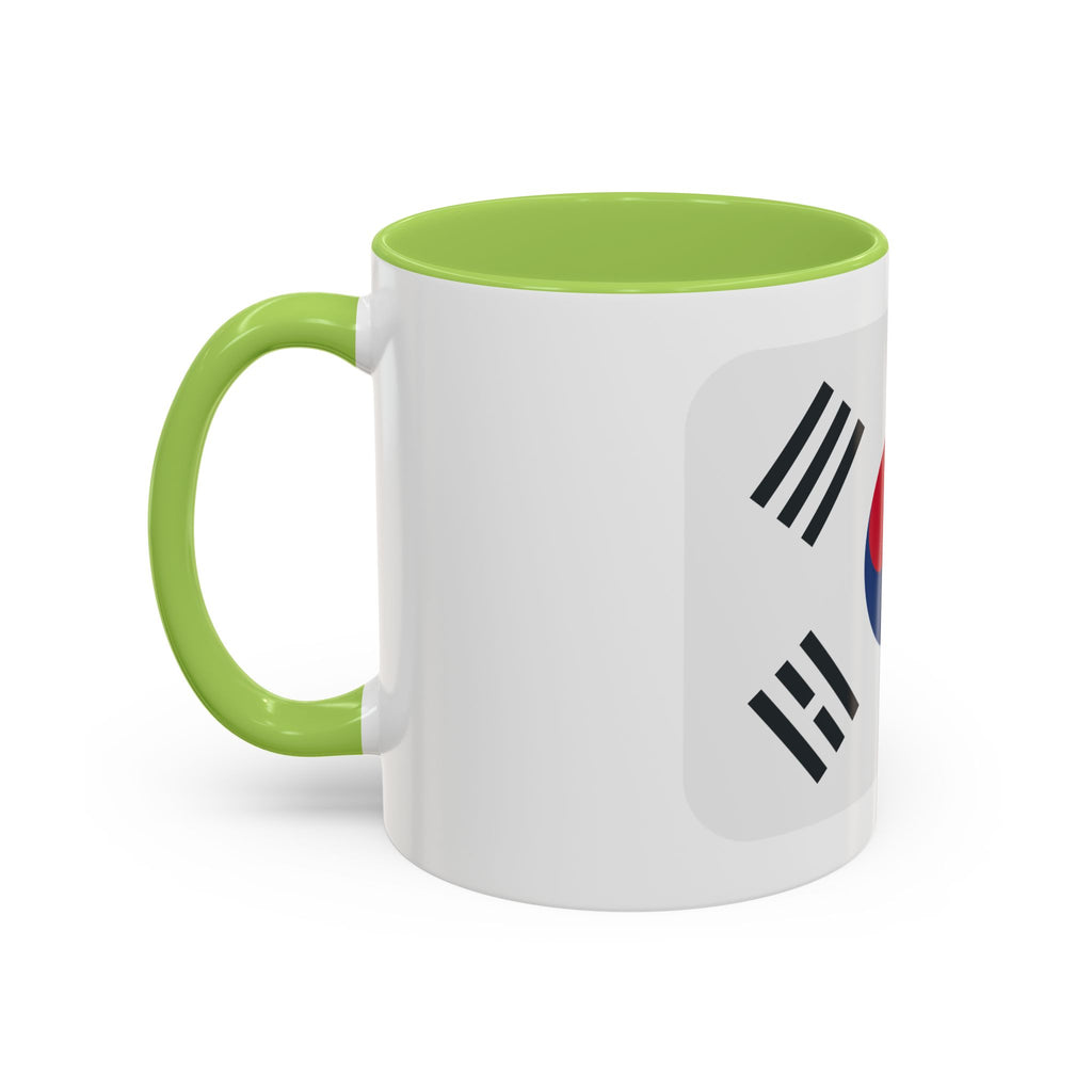 South Korea Accent Coffee Mug (11, 15oz)