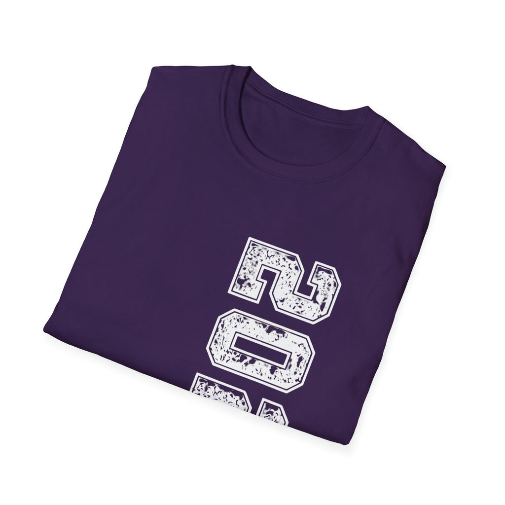 Class of 2026 Vertical Graphic T-Shirt — Graduation Senior Year Tee
