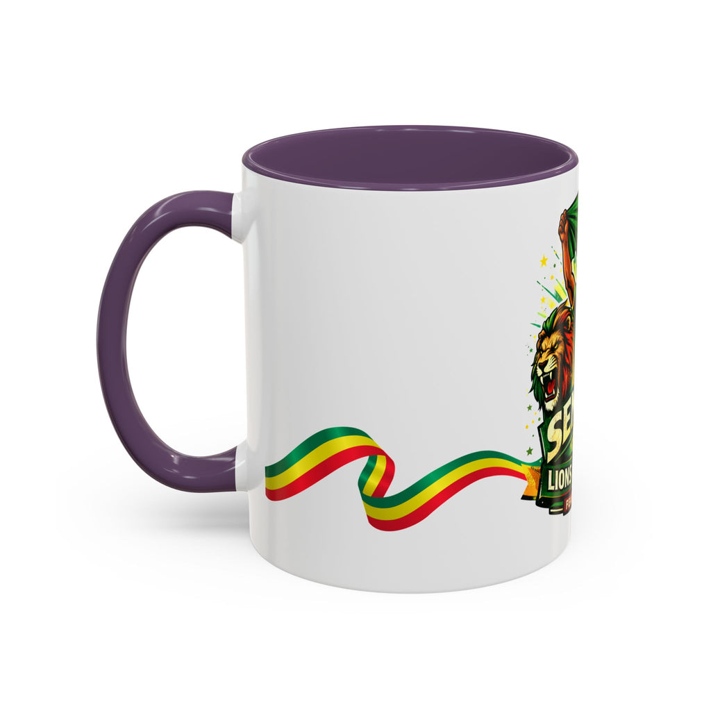 Senegal Lions of Teranga Coffee Mug – 11/15oz Accent Mug (Fear The Lions)