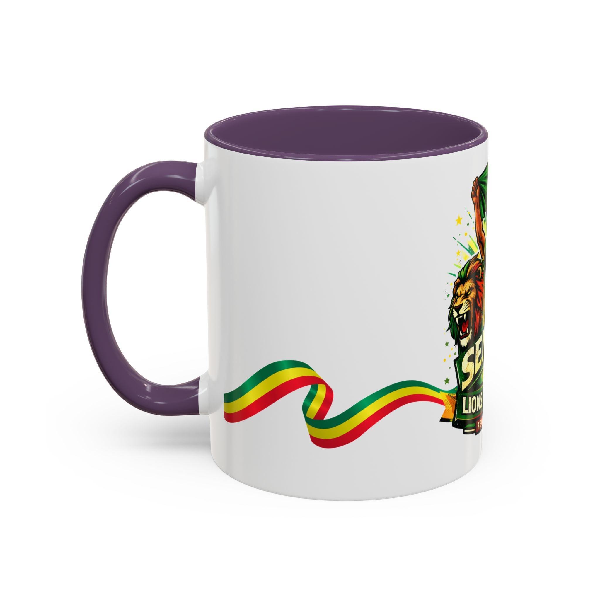 Senegal Lions of Teranga Coffee Mug – 11/15oz Accent Mug (Fear The Lions)