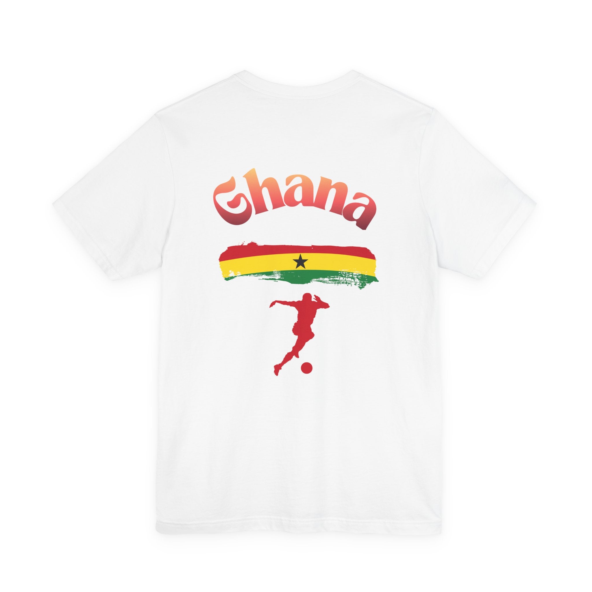 Ghana Flag Soccer T-Shirt — Retro Ghana Football Tee