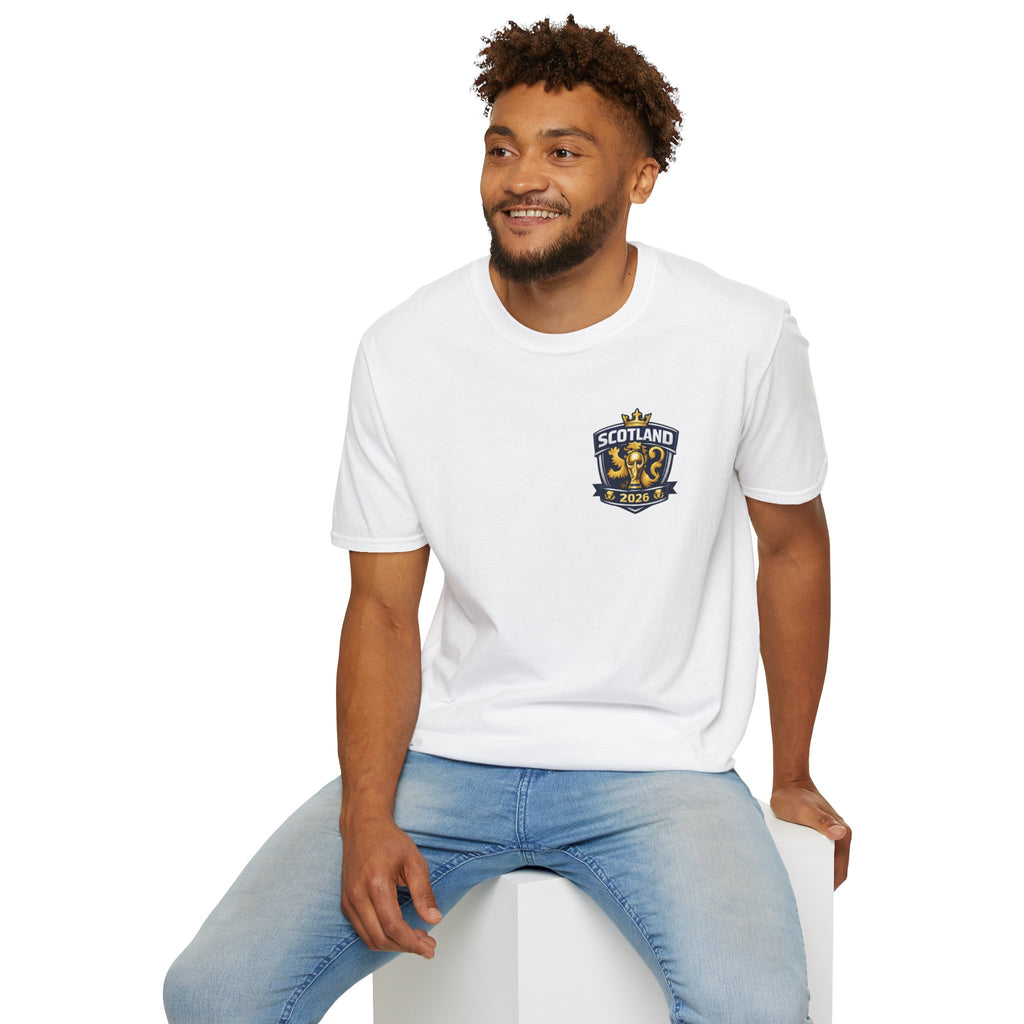 Scotland Map T-Shirt with Saltire Crest – Scottish Pride Tee