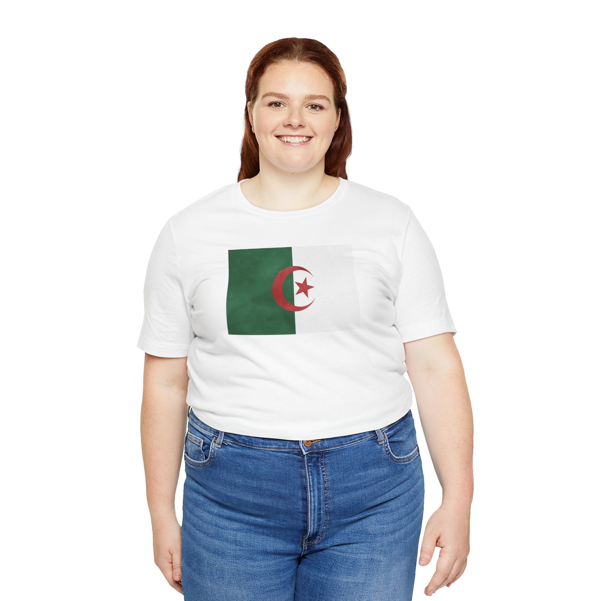 Algeria Flag T-Shirt – 2026 Soccer Fan Tee with Algerian Flags & Crest