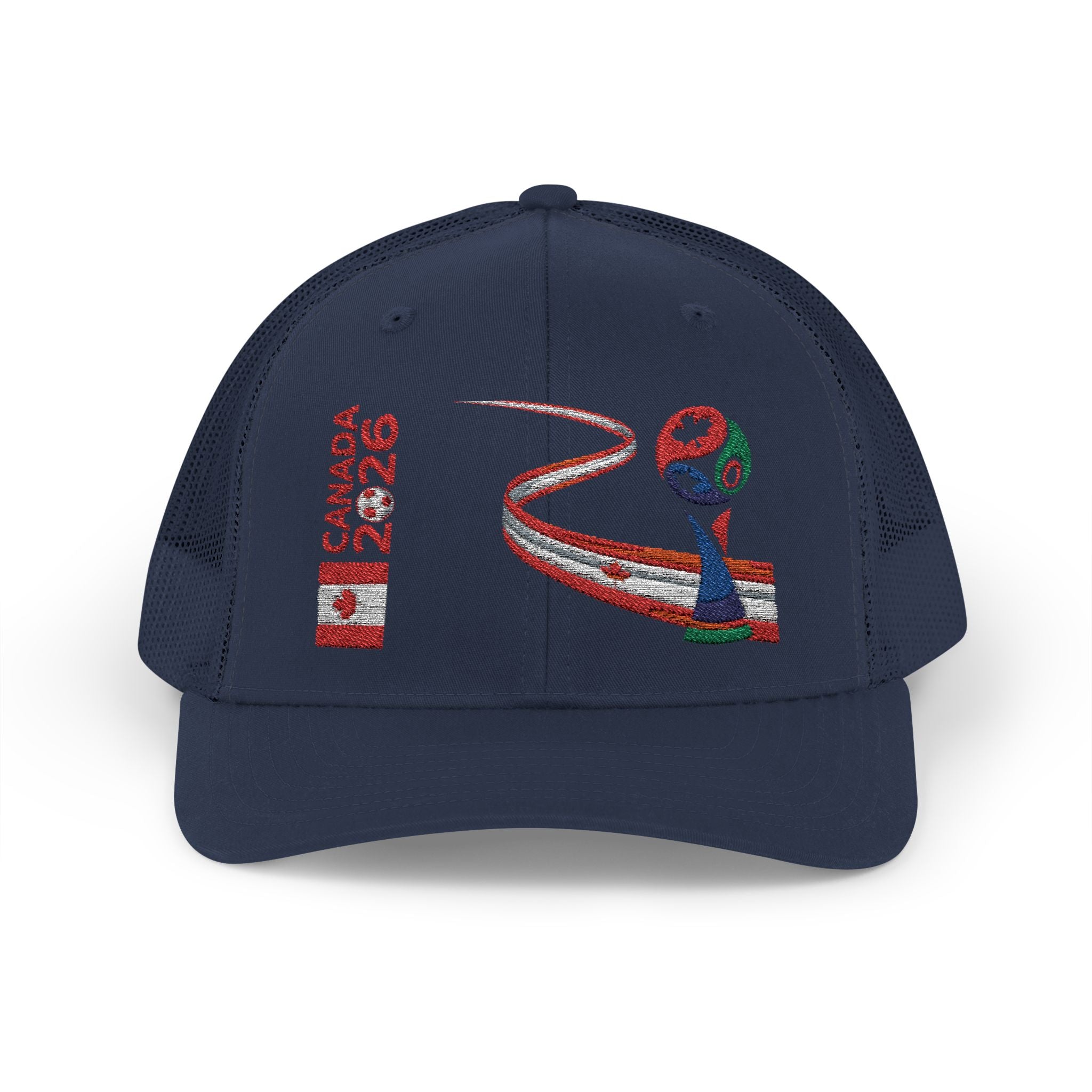 Canada 2026 Snapback Trucker Hat — Red Maple Road Design