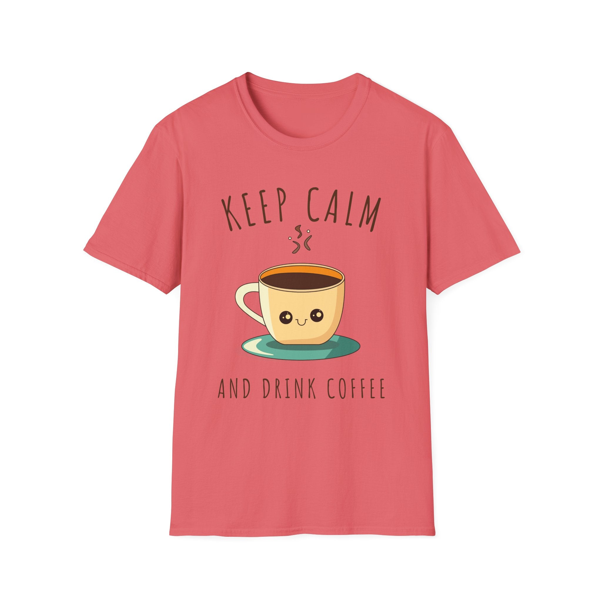 Keep calm & drink coffee Unisex Softstyle T-Shirt