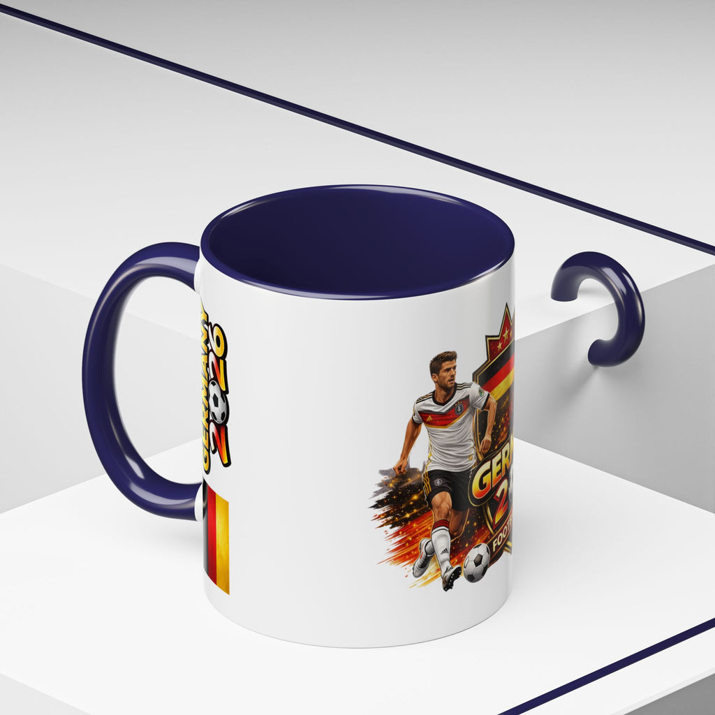 Germany 2026 Football Cup Coffee Mug – Soccer Fan Germany 2026 Accent Mug