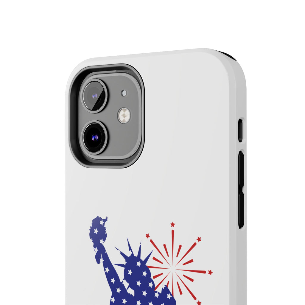 4th of July Tough Phone Case — Statue of Liberty USA Flag Design