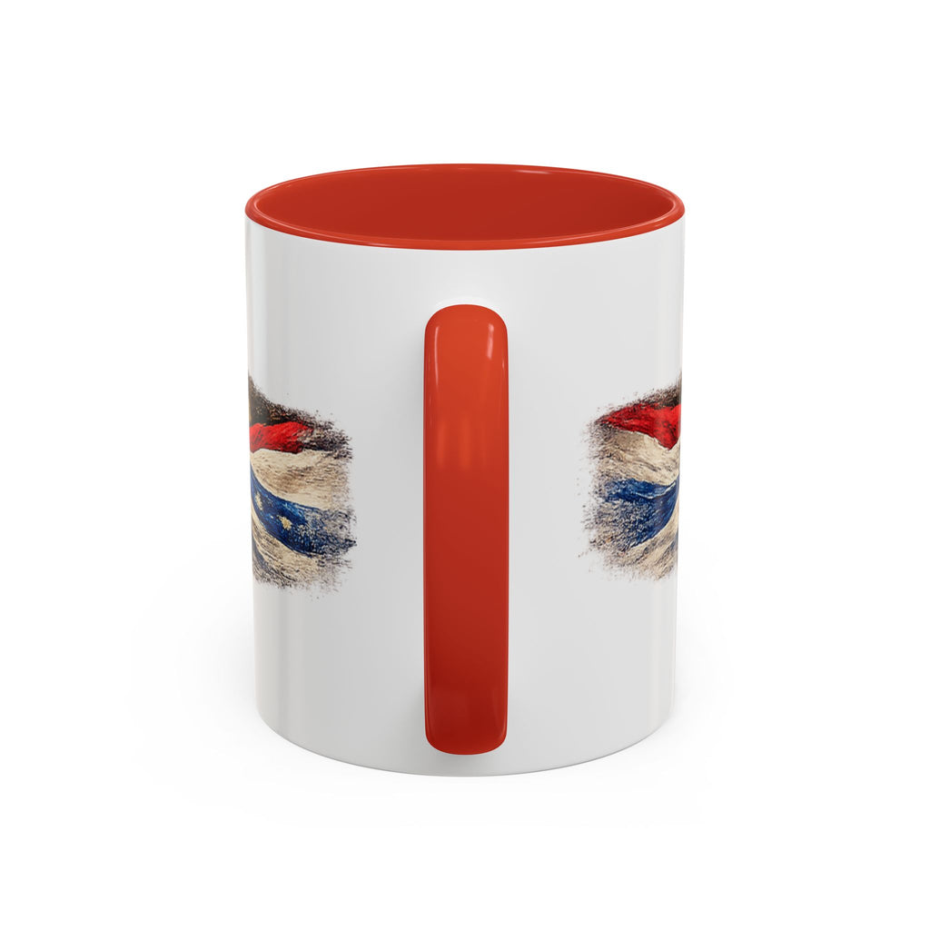 Proud to Be Chaycean Accent Coffee Mug — Island Roots Flag Design (11oz)
