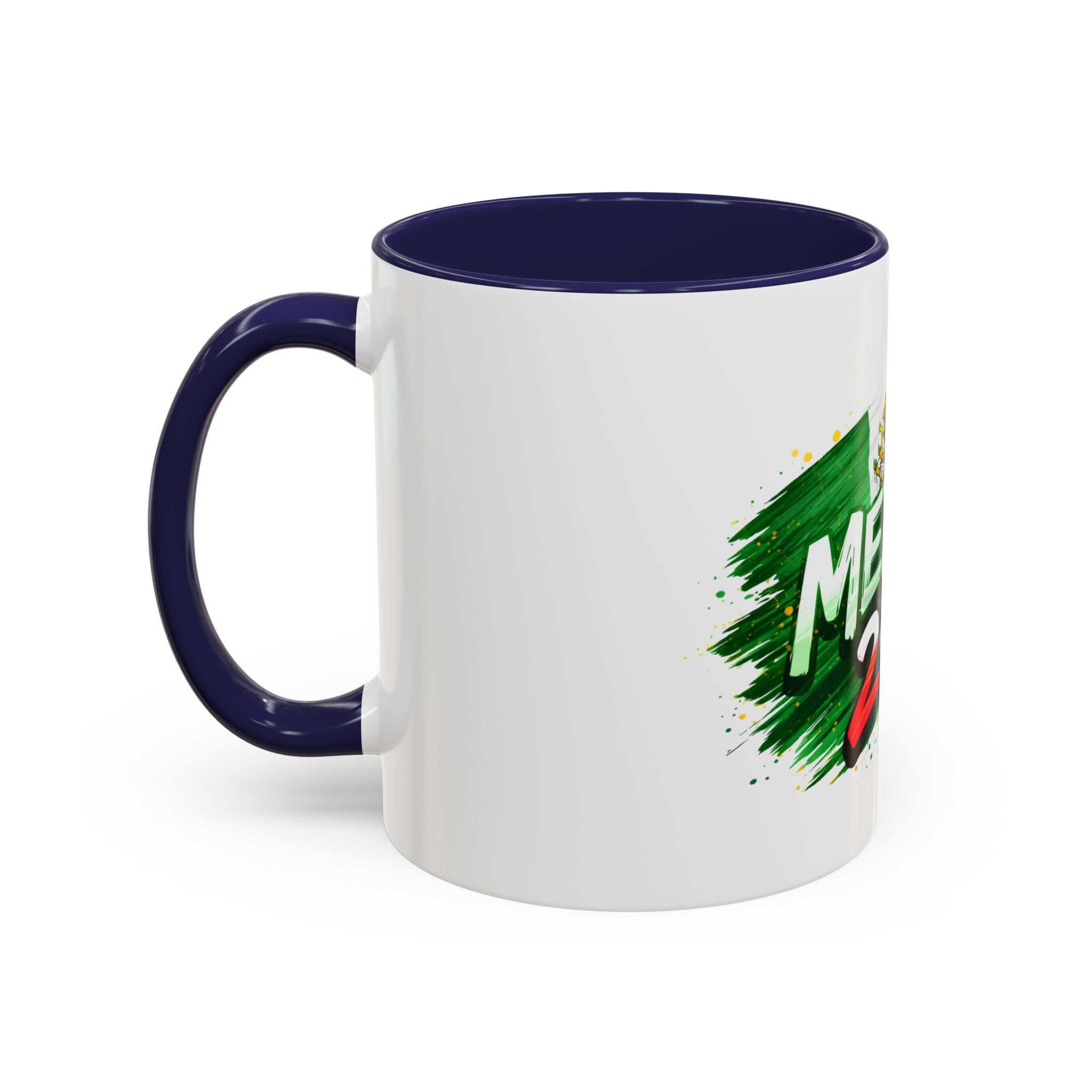 Mexico 2026 Soccer Mug — Mexican Flag Football Cup Coffee Cup (11/15oz)