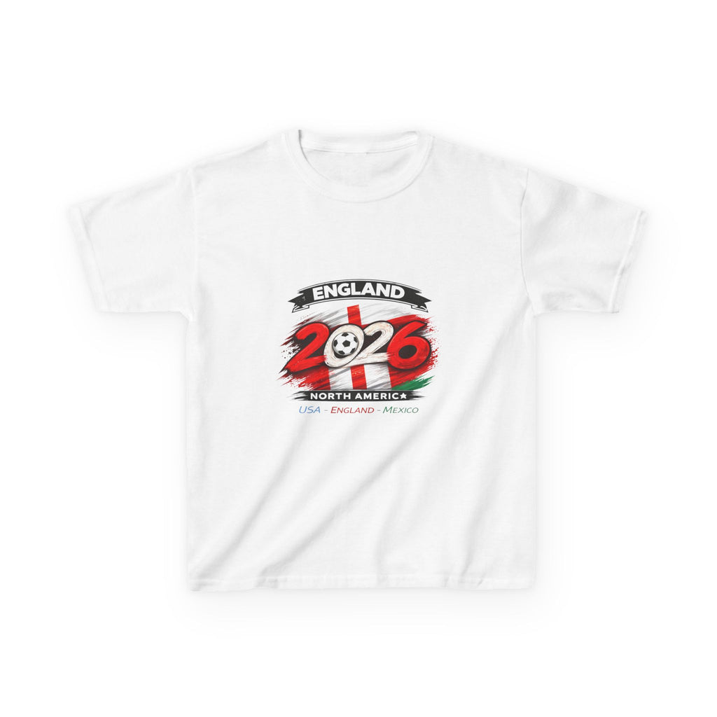 England 2026 Kids T‑Shirt — Football Cup Supporter Tee
