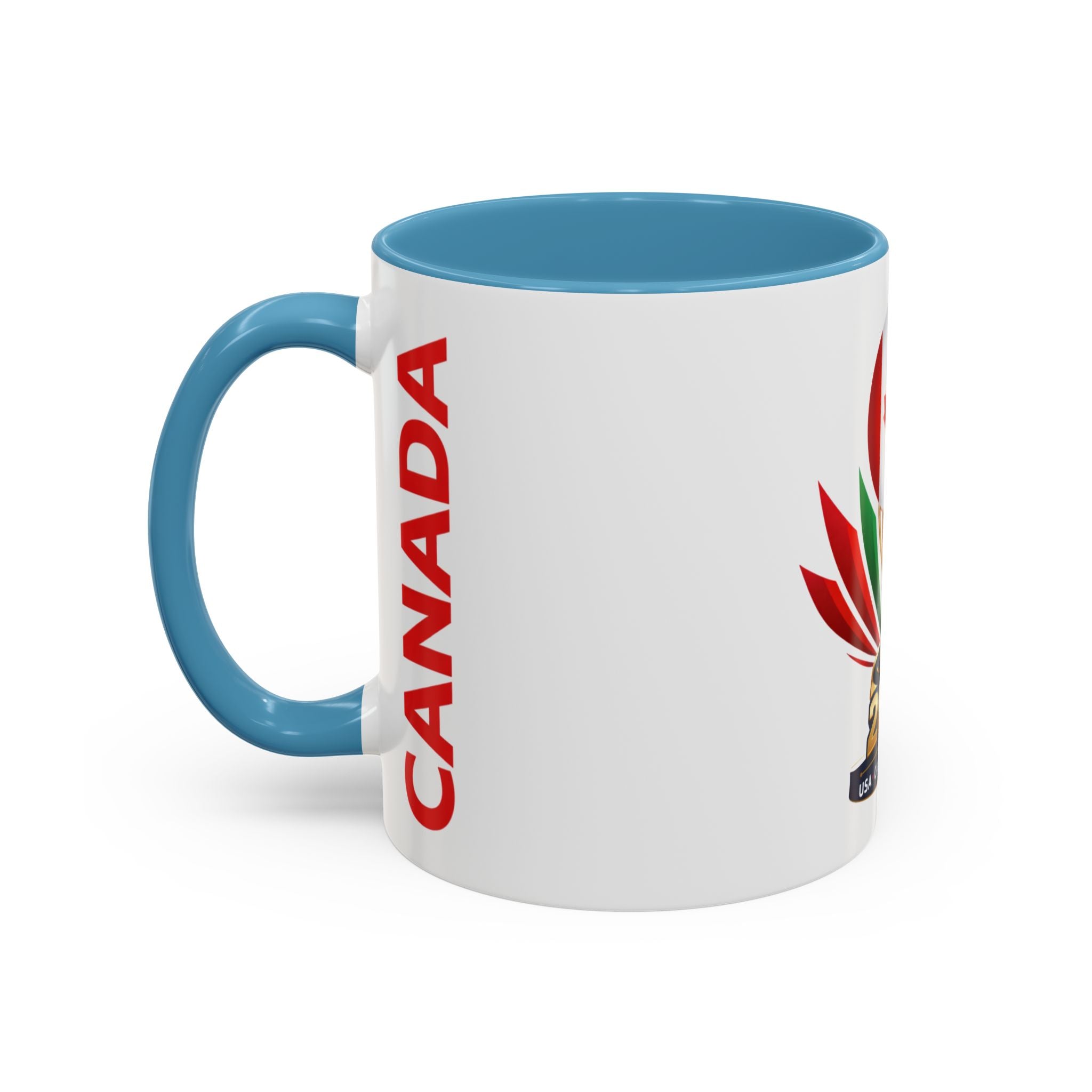 Canada 2026 Soccer Trophy Accent Coffee Mug — USA Canada Mexico Tournament Souvenir (11/15oz)