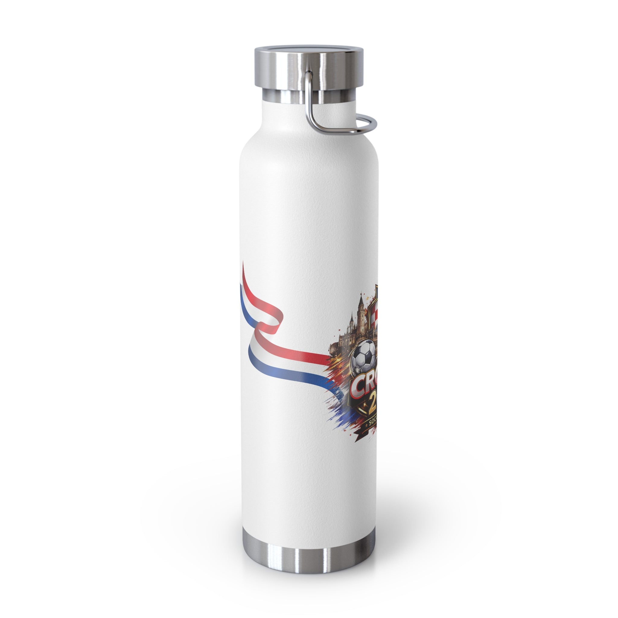 Croatia 2026 Soccer Fan Insulated Water Bottle, 22oz