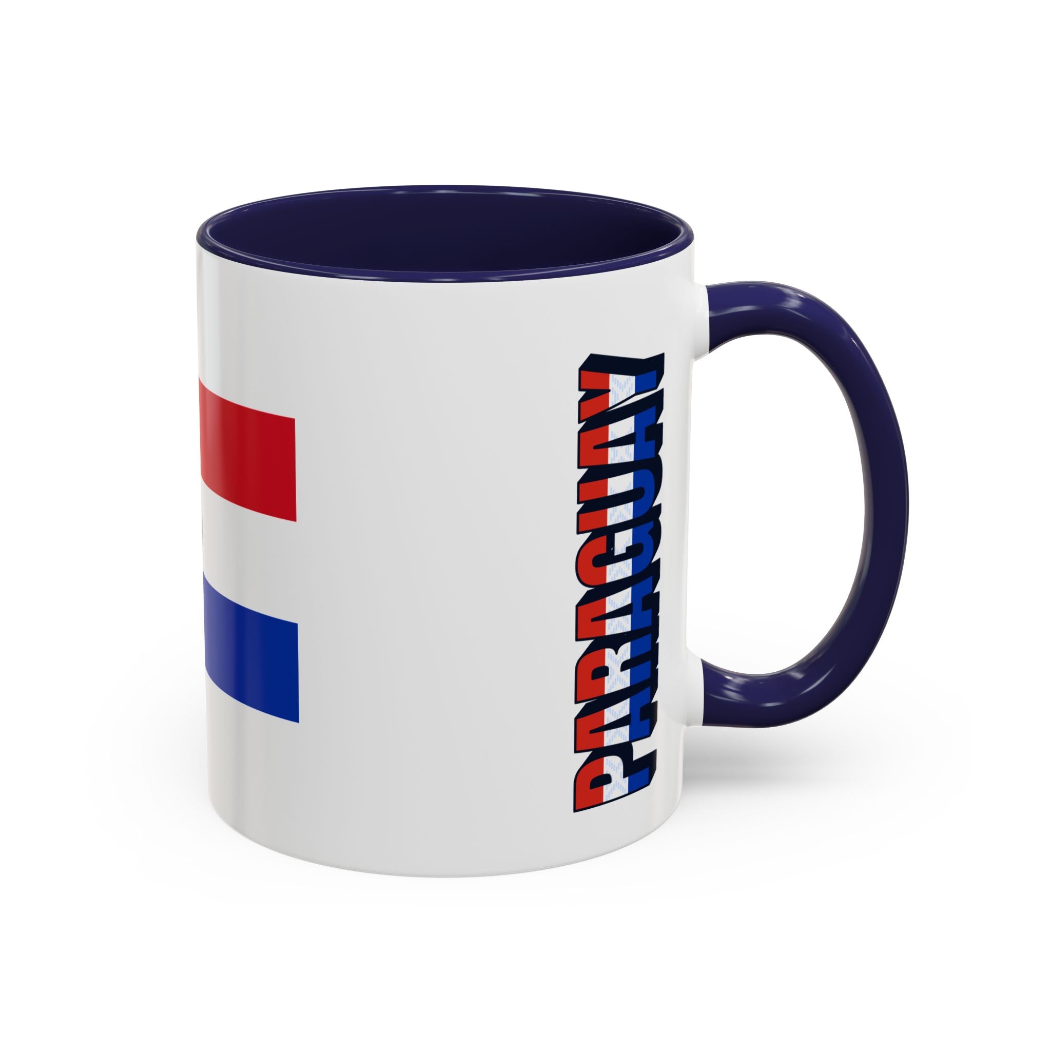Paraguay Flag Accent Coffee Mug – Patriotic 11/15oz Ceramic Mug
