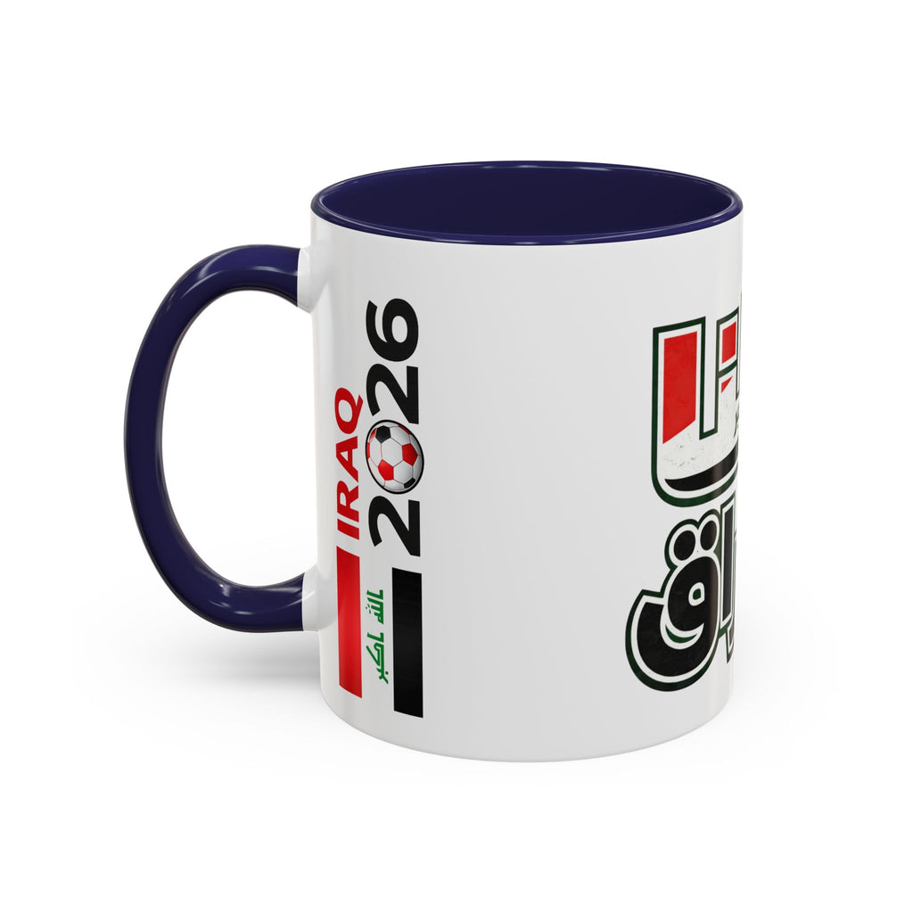 Iraq 2026 Accent Coffee Mug — Arabic Pride Flag Design