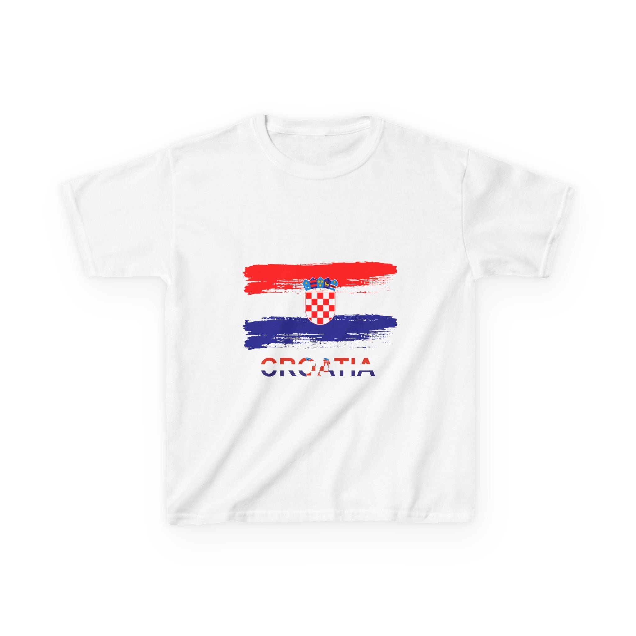 Croatia Kids Croatia Flag T-Shirt — Croatia 2026 Soccer Fan Tee