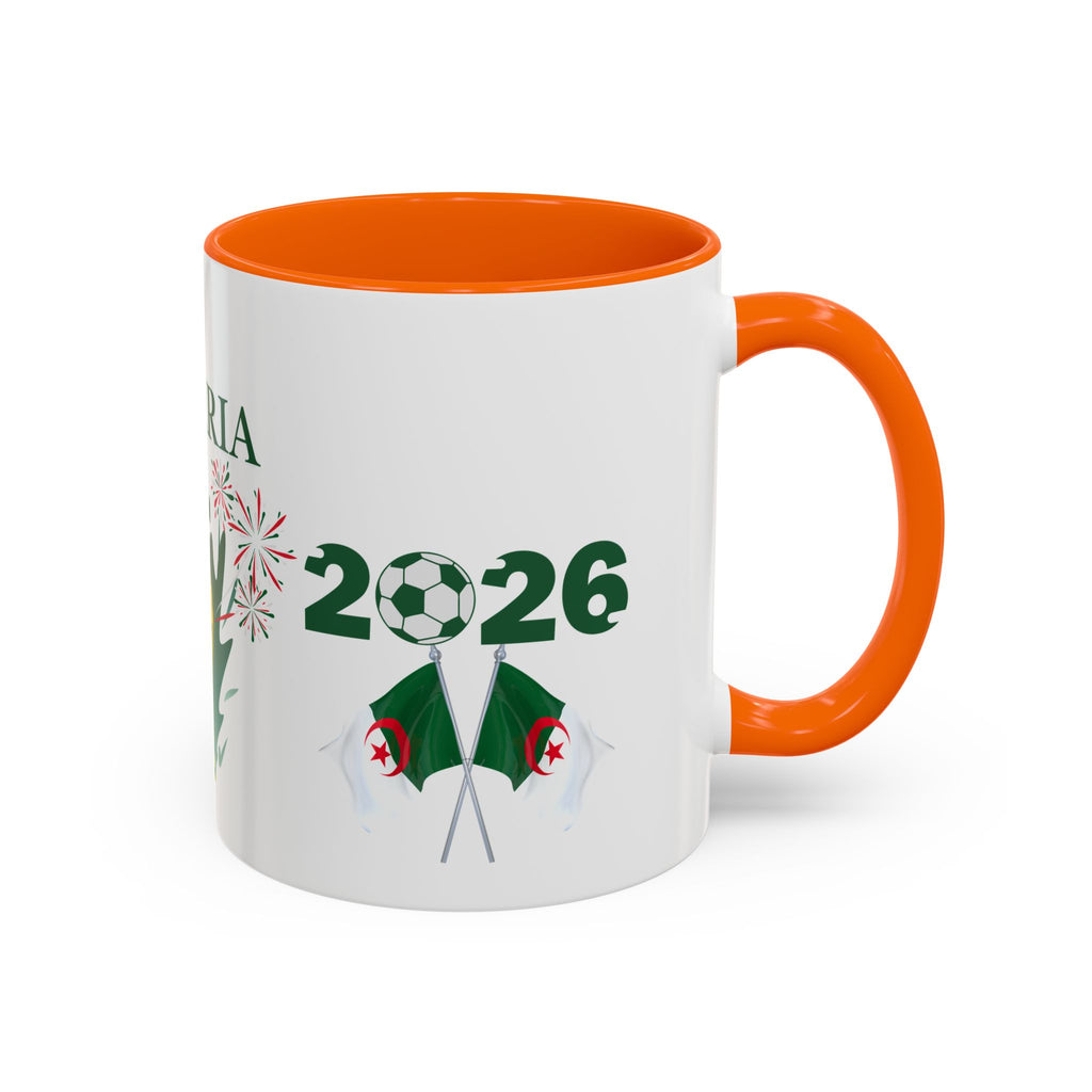 Algeria 2026 Cup Coffee Mug - Soccer Fan Accent Mug
