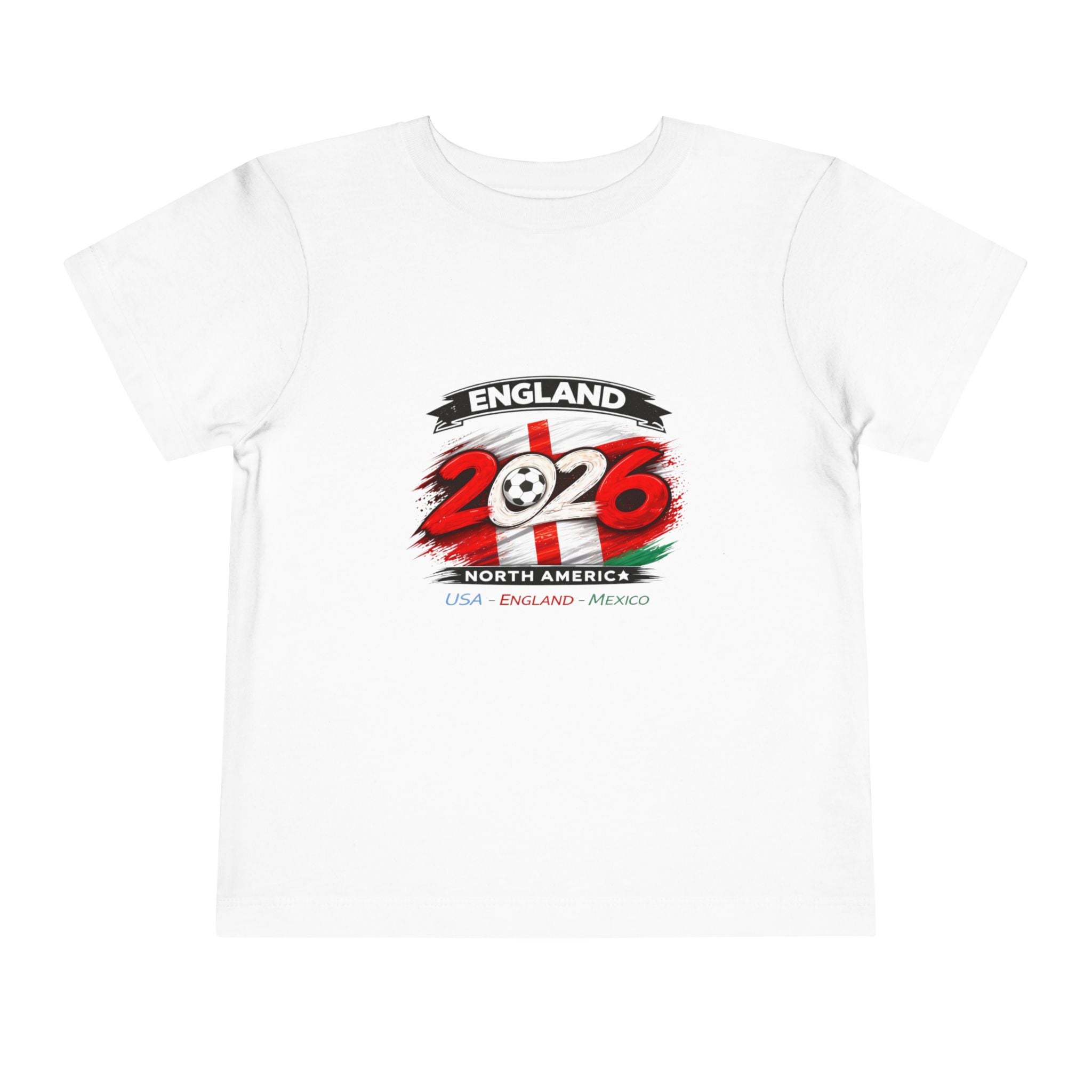 Toddler Tee — England 2026 Soccer Fan Shirt (England North America 2026)
