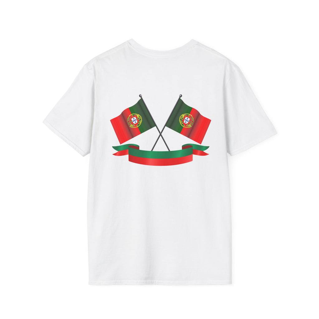 Portugal 2026 Soccer T-Shirt – Portuguese Flag & Crossed Flags Football Tee