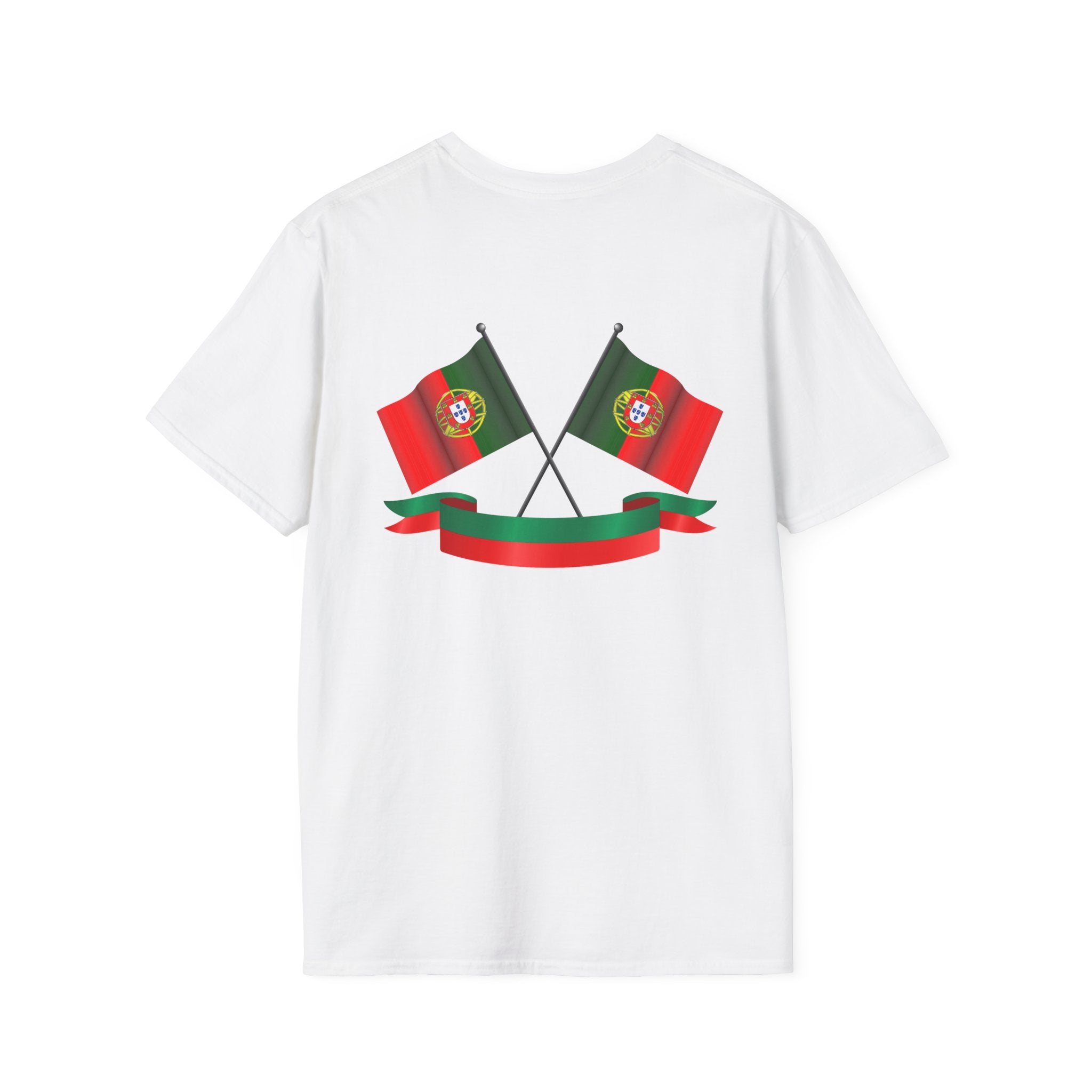 Portugal 2026 Soccer T-Shirt – Portuguese Flag & Crossed Flags Football Tee
