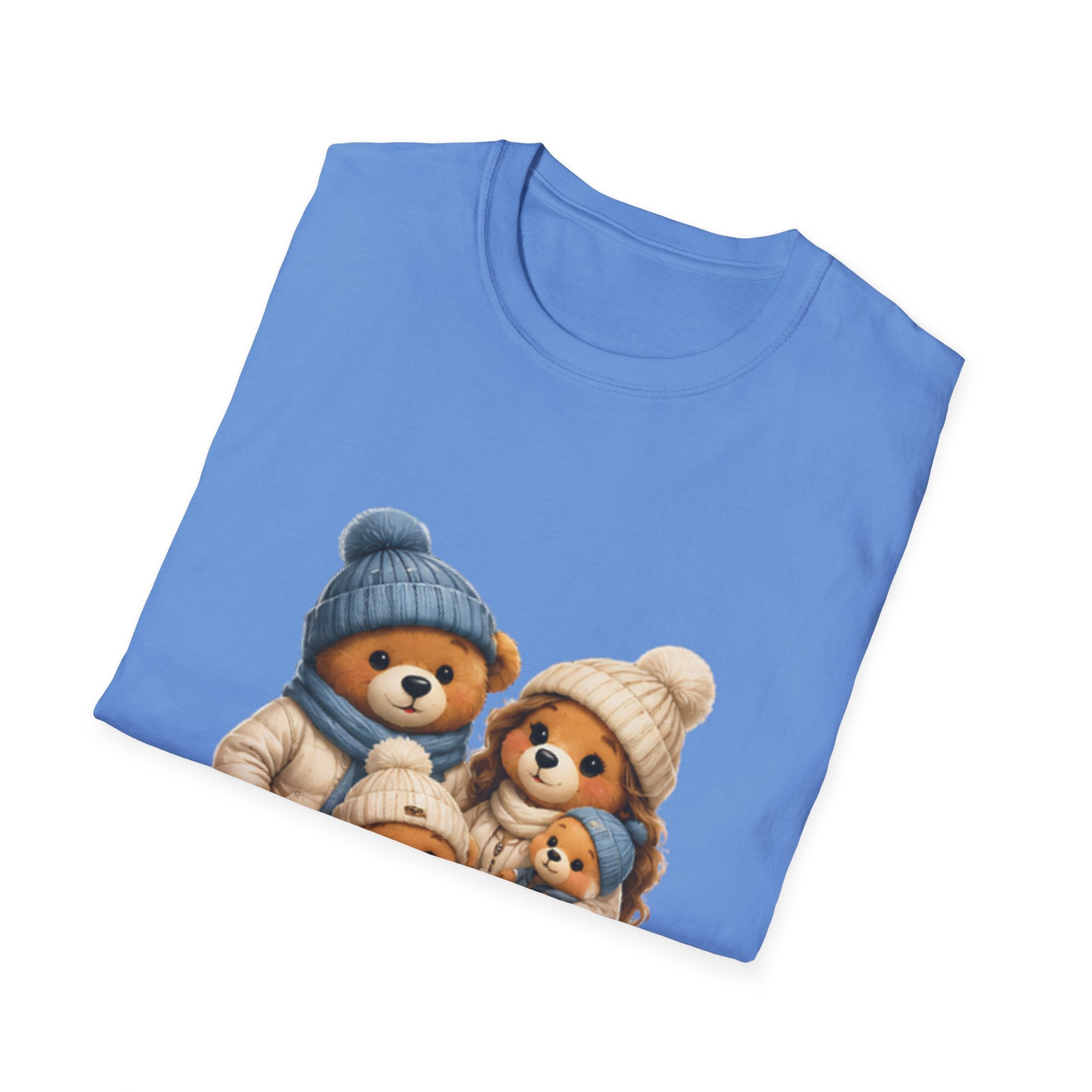 Bear Family Winter Tee — Cute Cozy Holiday Family unisex t Shirt