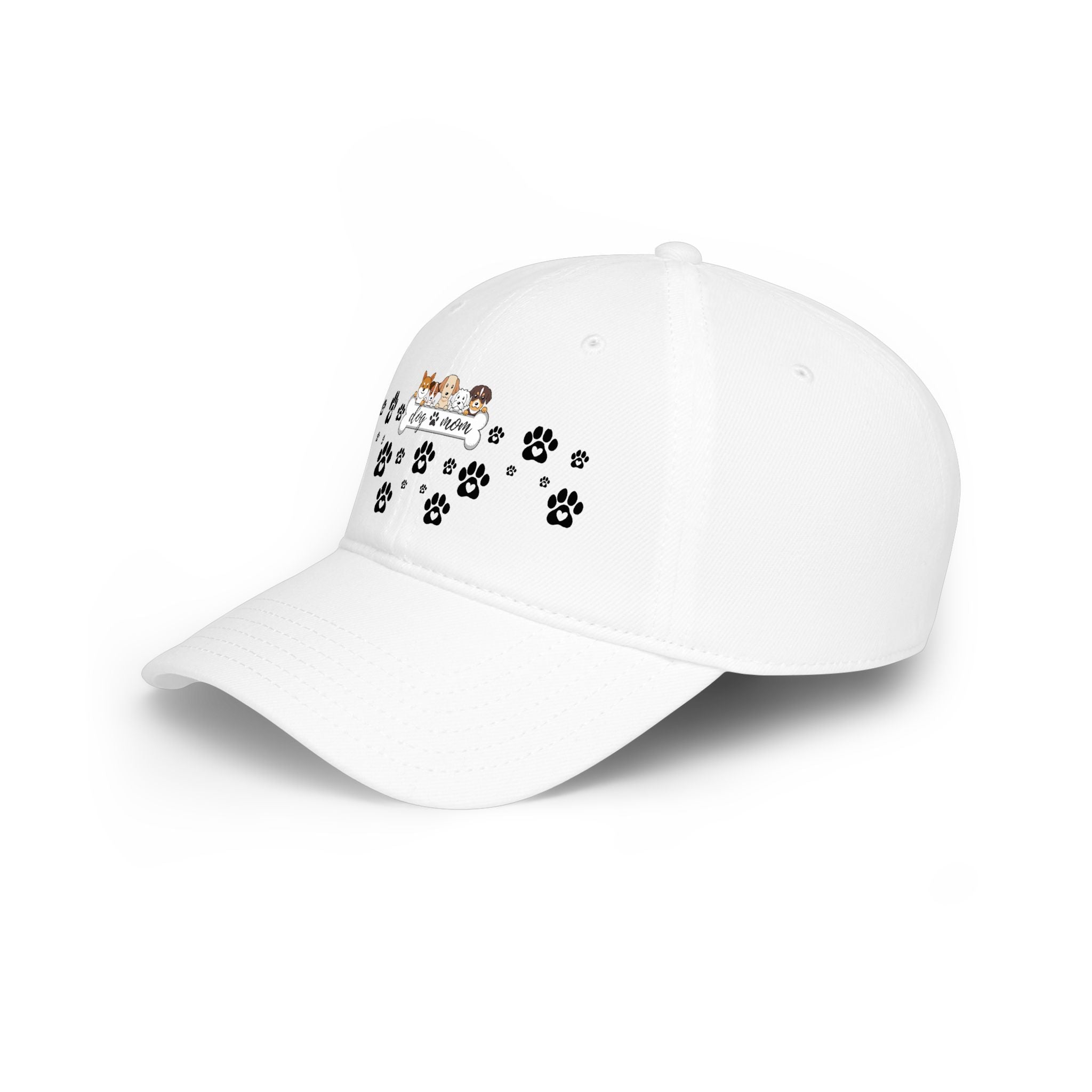Pet Lover Paw Print Baseball Cap — Cute Dogs & Cats “Paws & Love” Hat