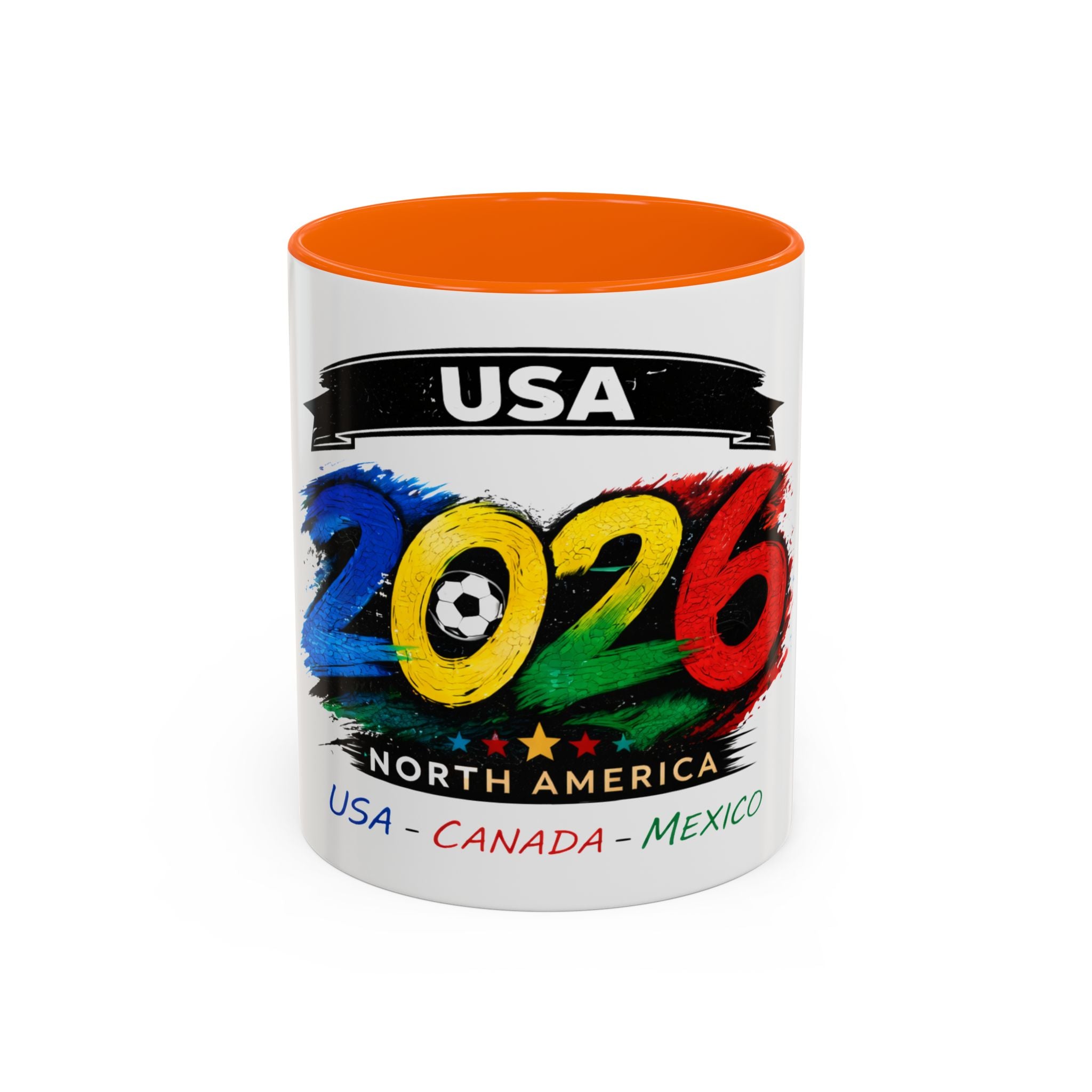 2026 North America Soccer Mug — USA Canada Mexico  Coffee Cup