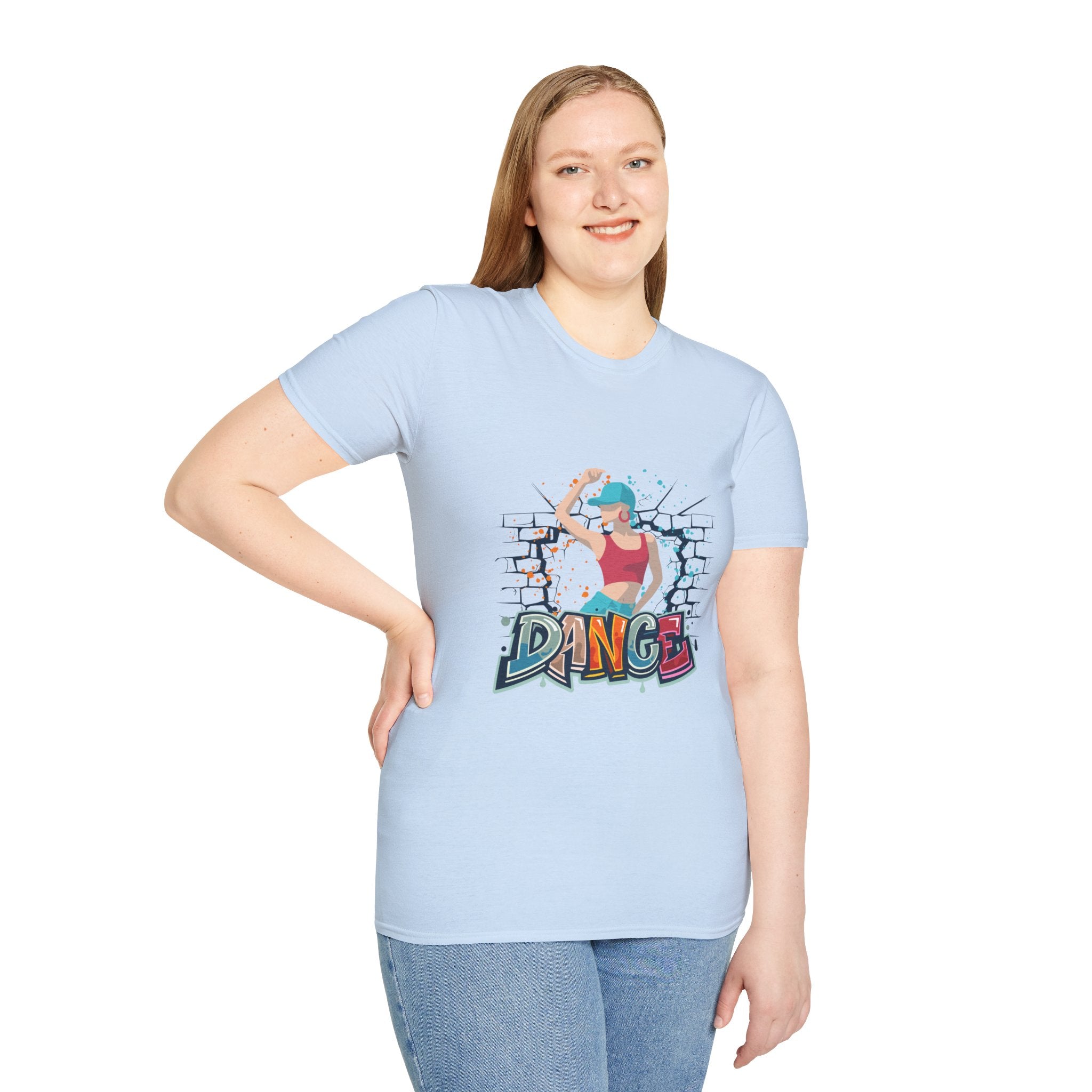 Dance Graffiti T-Shirt — Urban Street Dancer Graphic Tee
