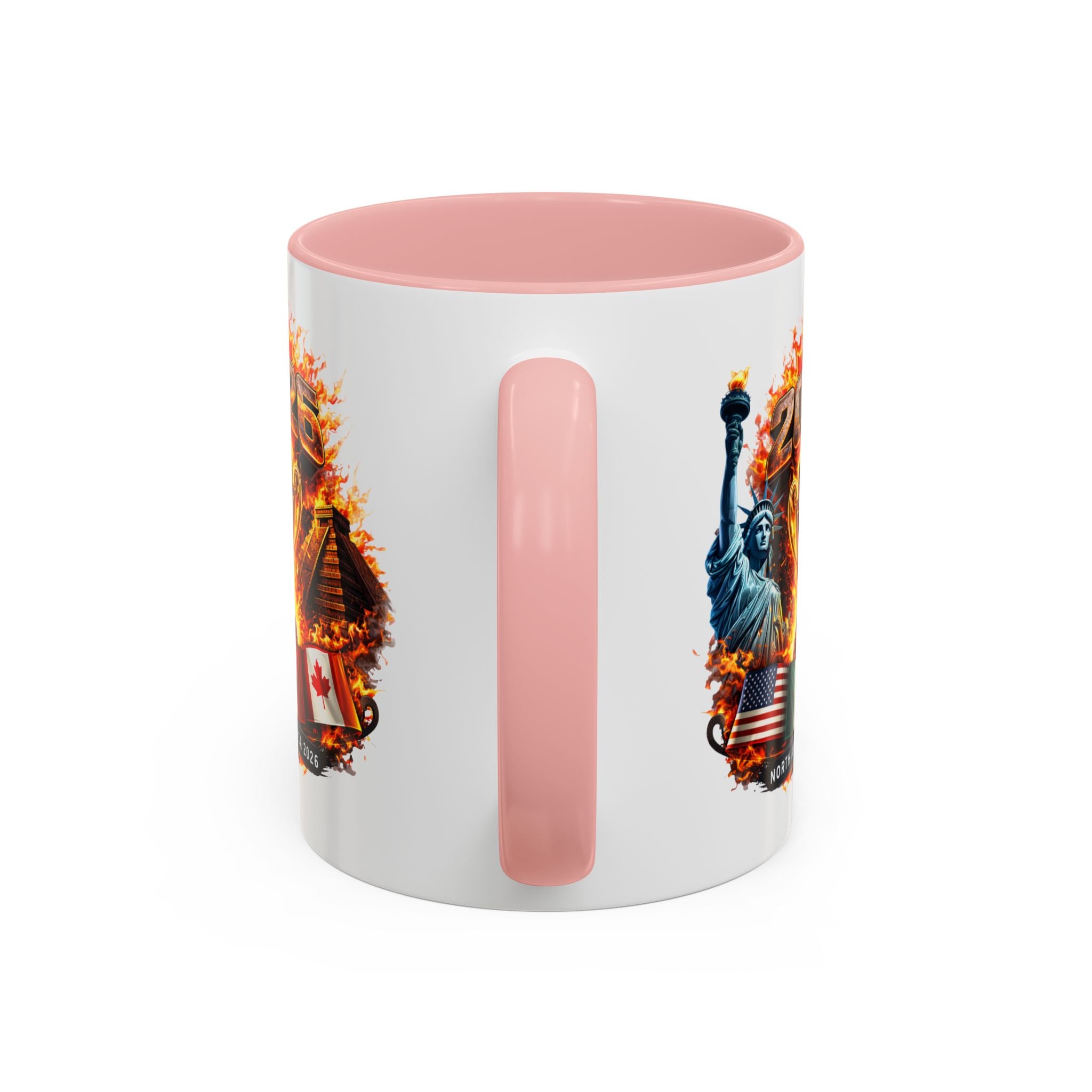 2026 North America Championship Coffee Mug — Trophy & Flags Accent Mug