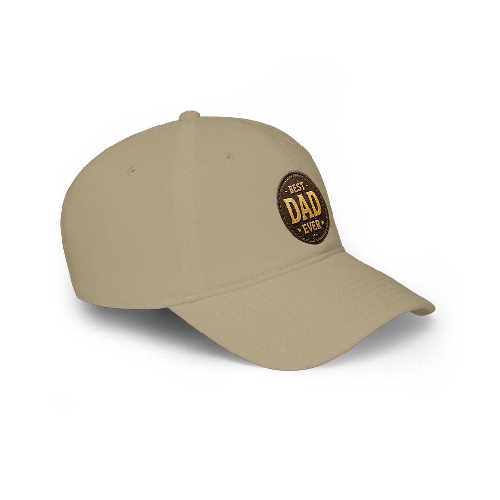 Best Dad Ever Baseball Cap - Low Profile Dad Hat for Father’s Day Gift