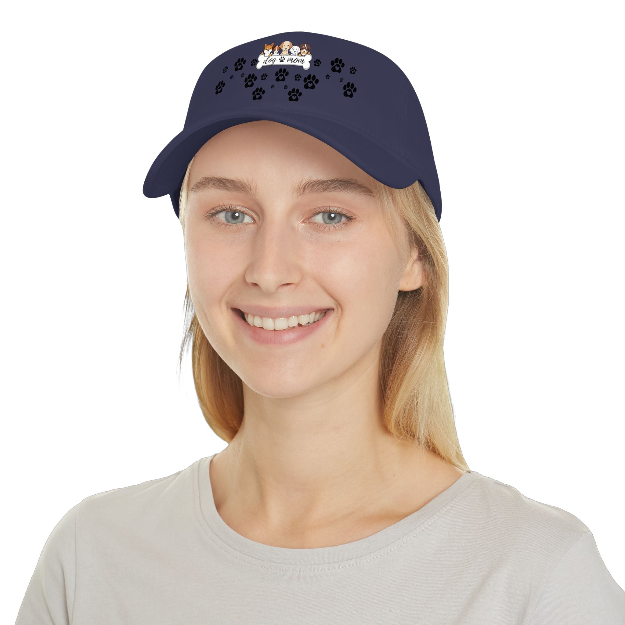 Pet Lover Paw Print Baseball Cap — Cute Dogs & Cats “Paws & Love” Hat