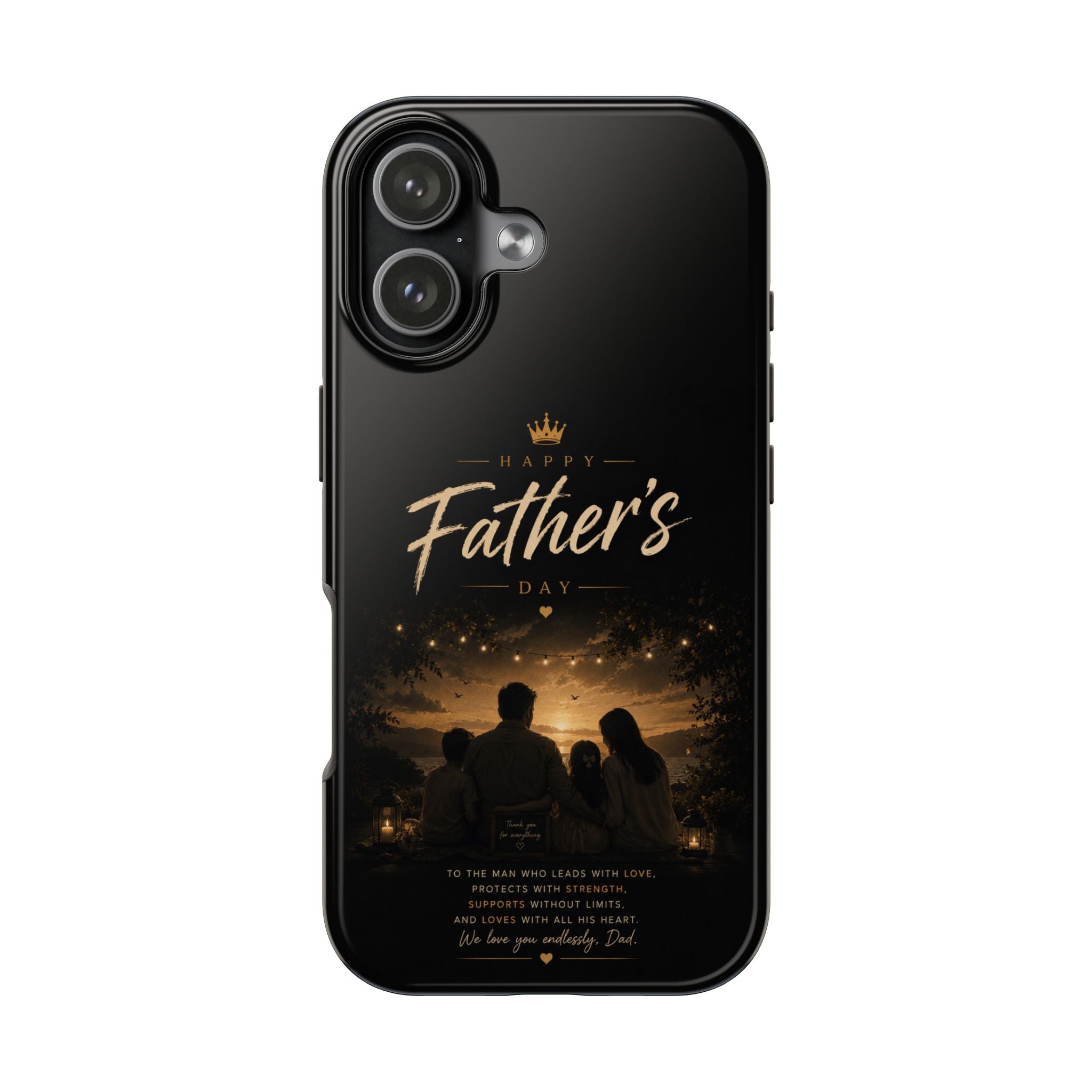 Father’s Day Tough Phone Case — Personalized Sentimental Nightscape Design