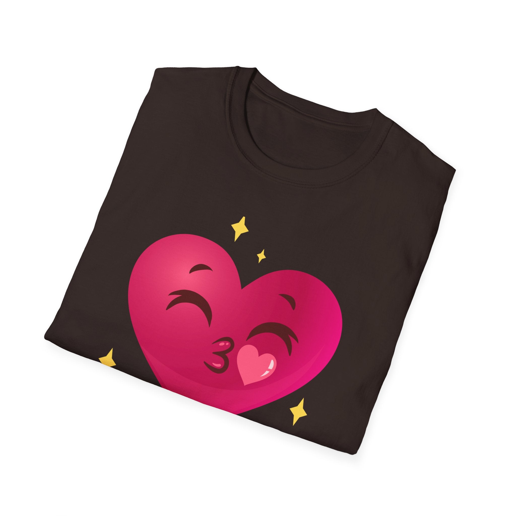 Kiss Me Heart Graphic T-Shirt — Cute Valentine’s Day Tee