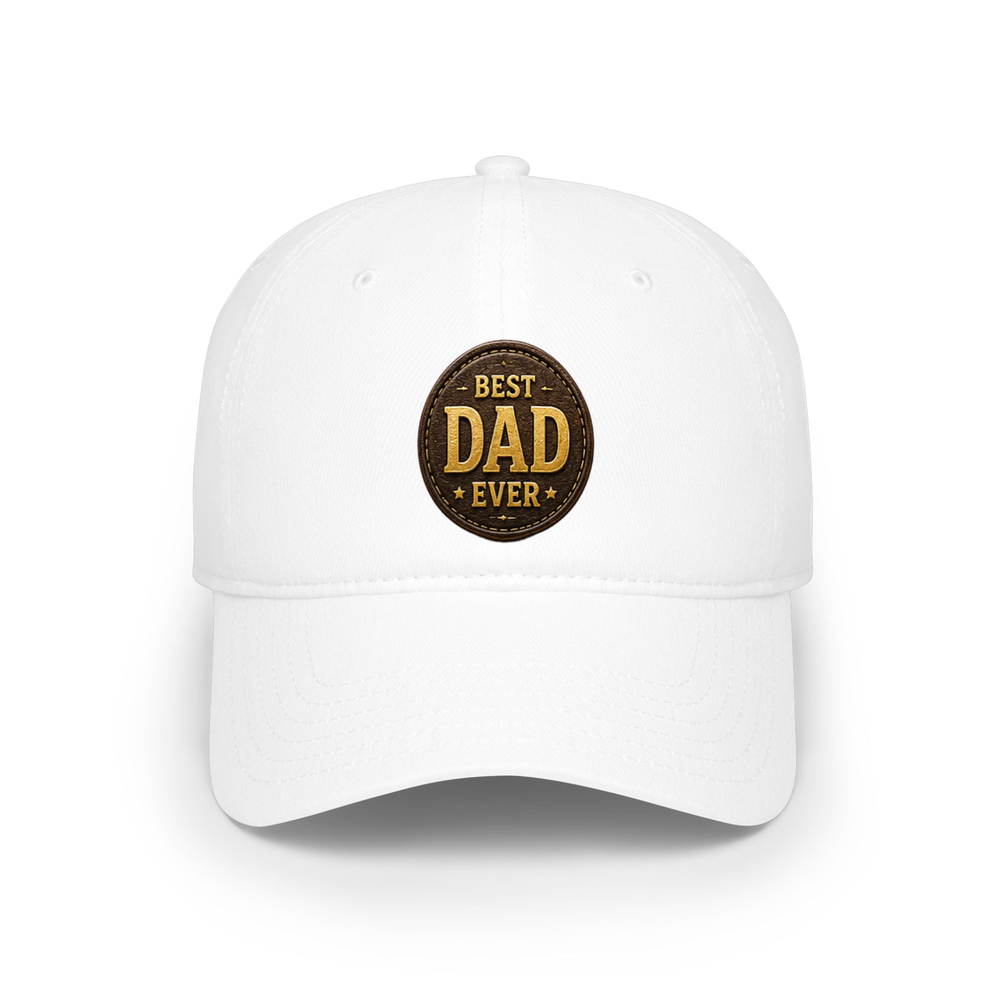 Best Dad Ever Baseball Cap - Low Profile Dad Hat for Father’s Day Gift