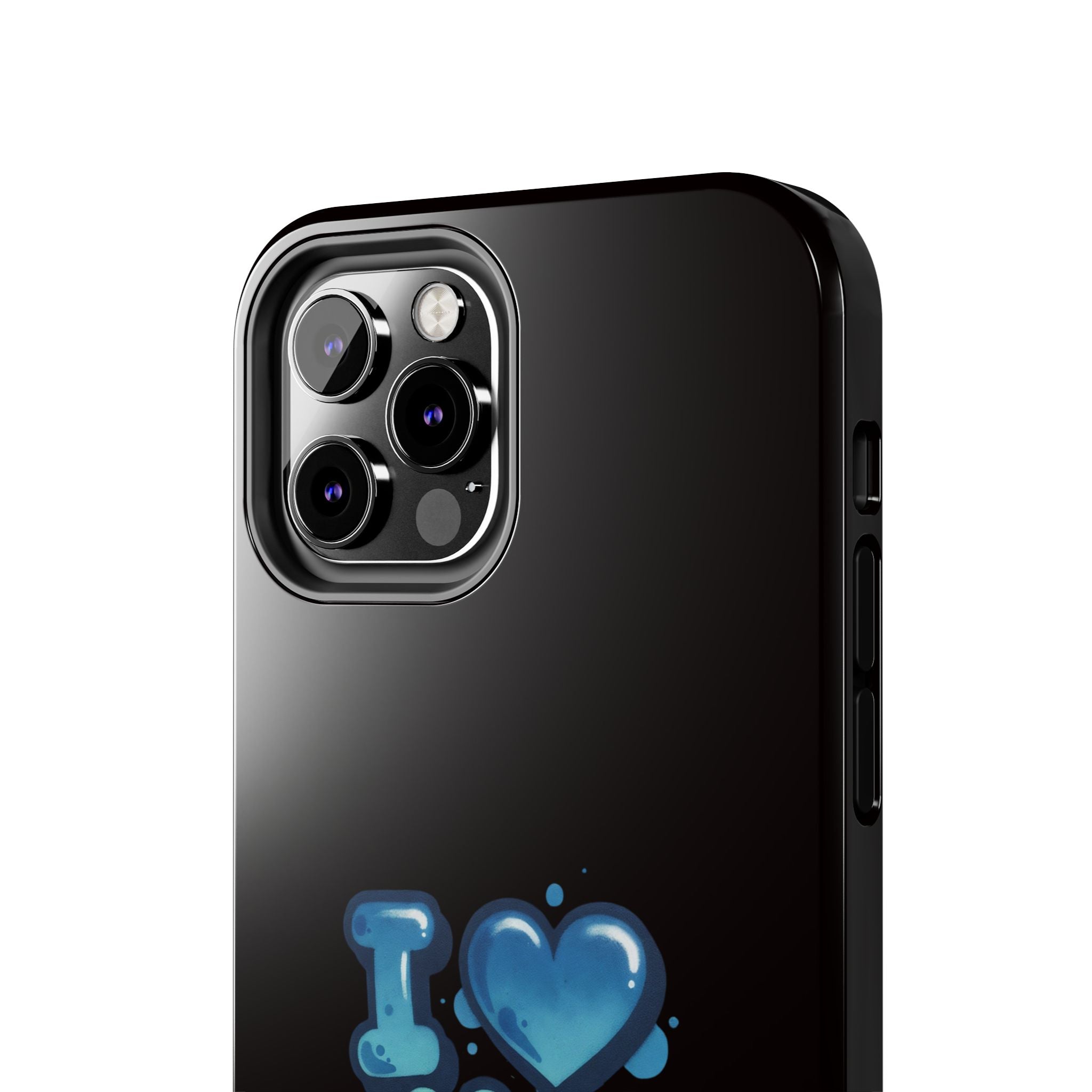 I Love My GF Phone Case — Protective Glossy "I  My GF" Design